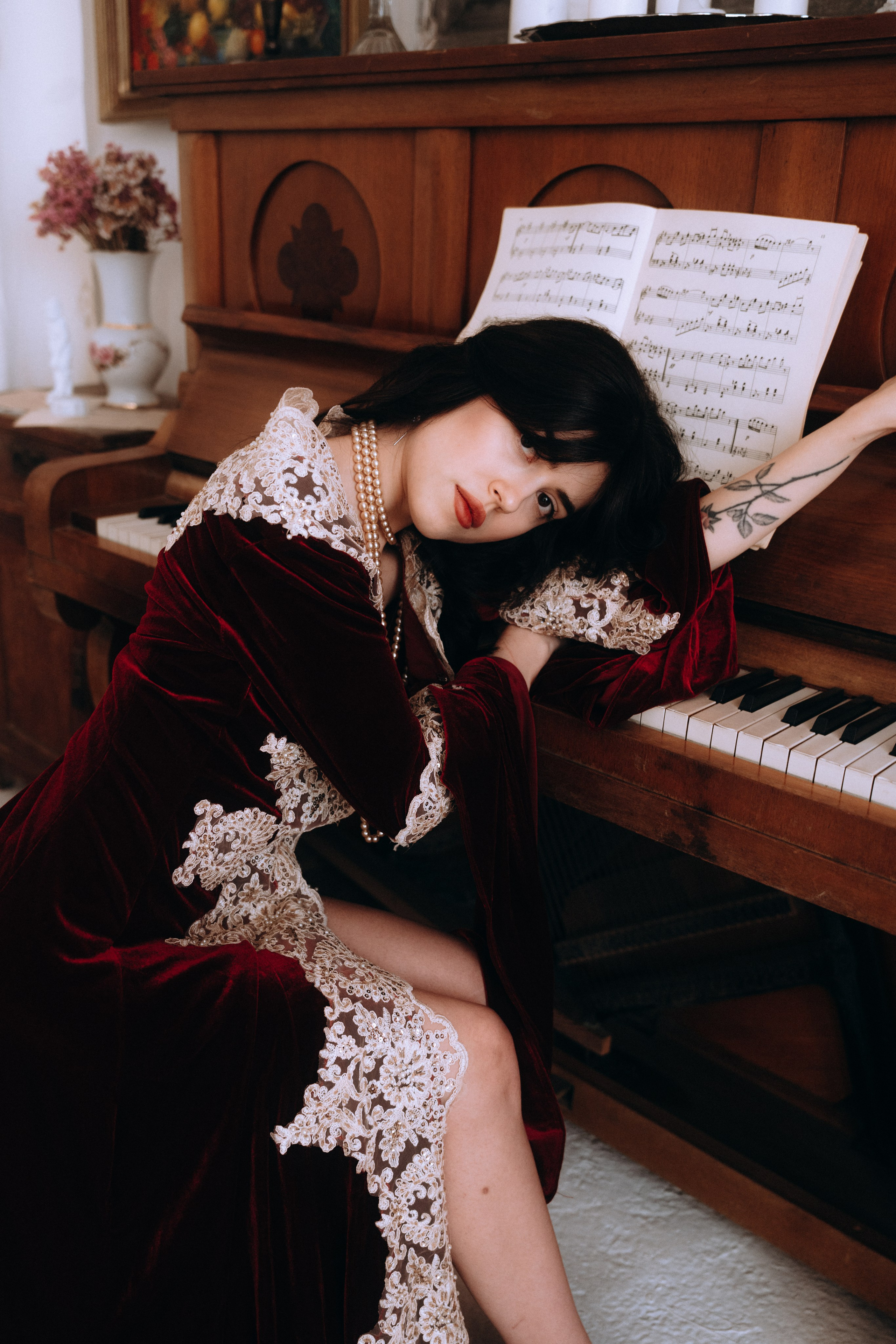 Готическая фотосессия в фотостудии. Портретный свадебный фотограф Крым | Евгения Щитенко