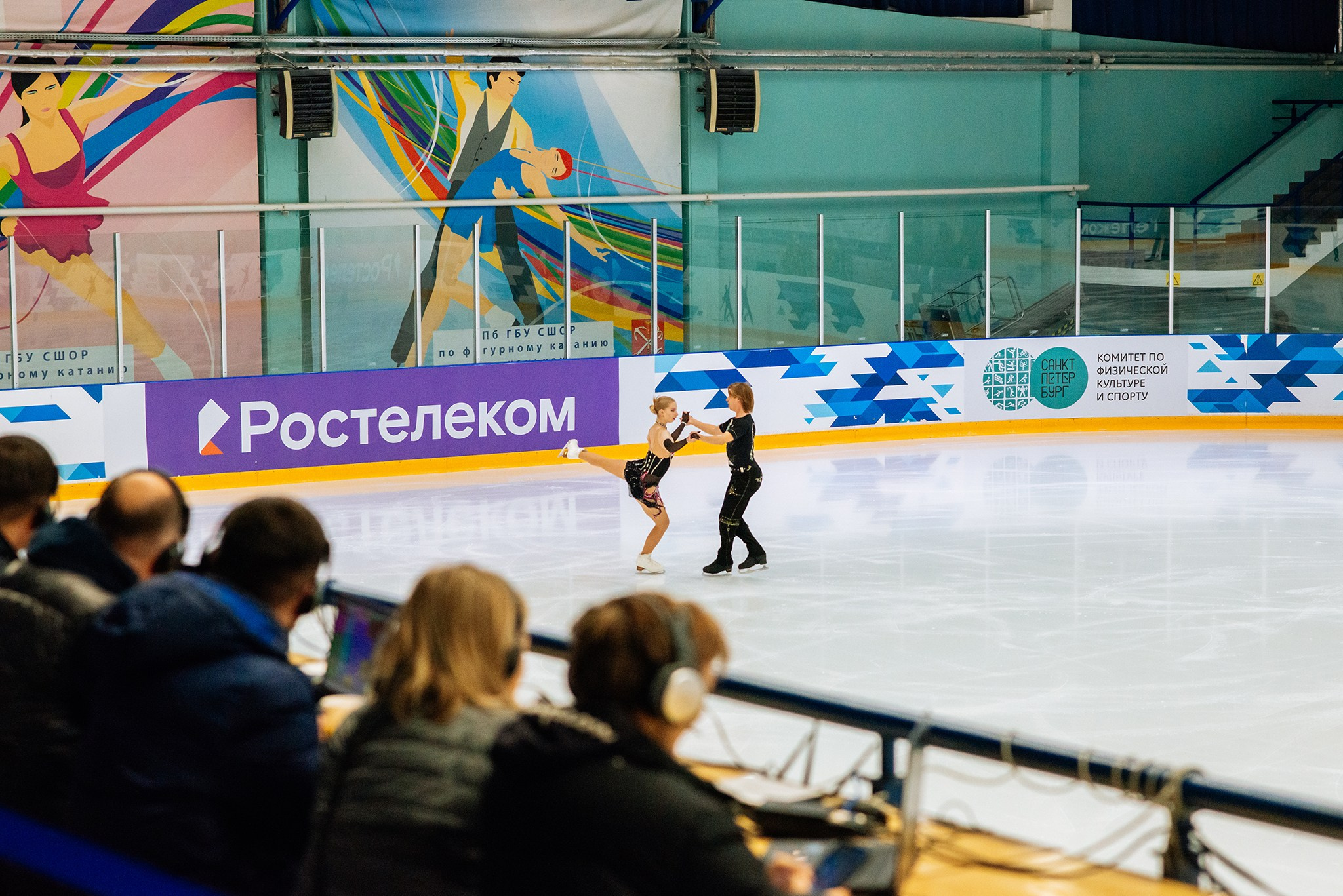 Танцы на льду. Елизавета Кириллова и Илья Карпов. Репортажный фотограф в Санкт-Петербурге Анастасия Клёпова