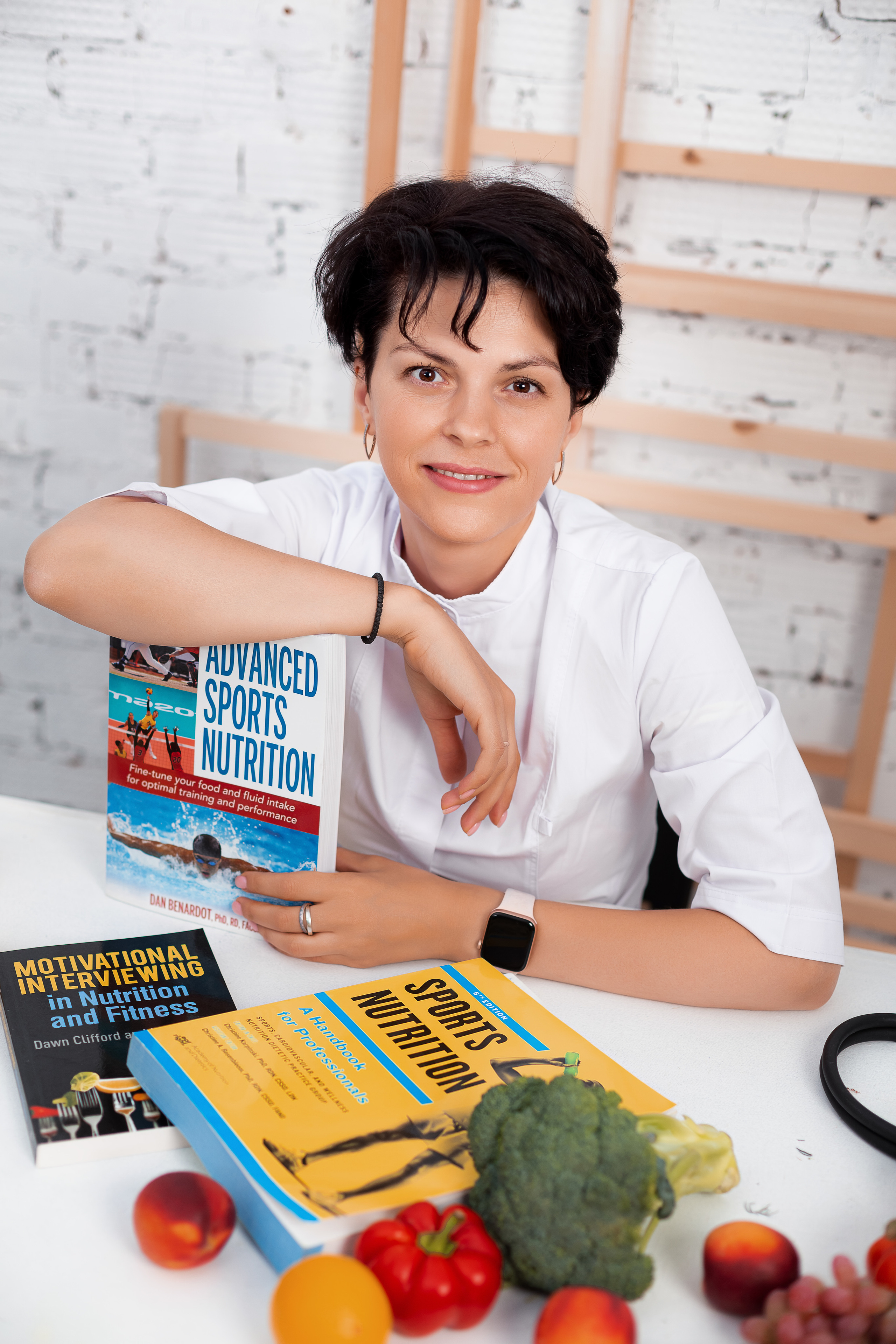 Студийная съемка для спортивного диетолога Светланы. Семейный и детский фотограф Комина Елена, Власиха, Одинцово