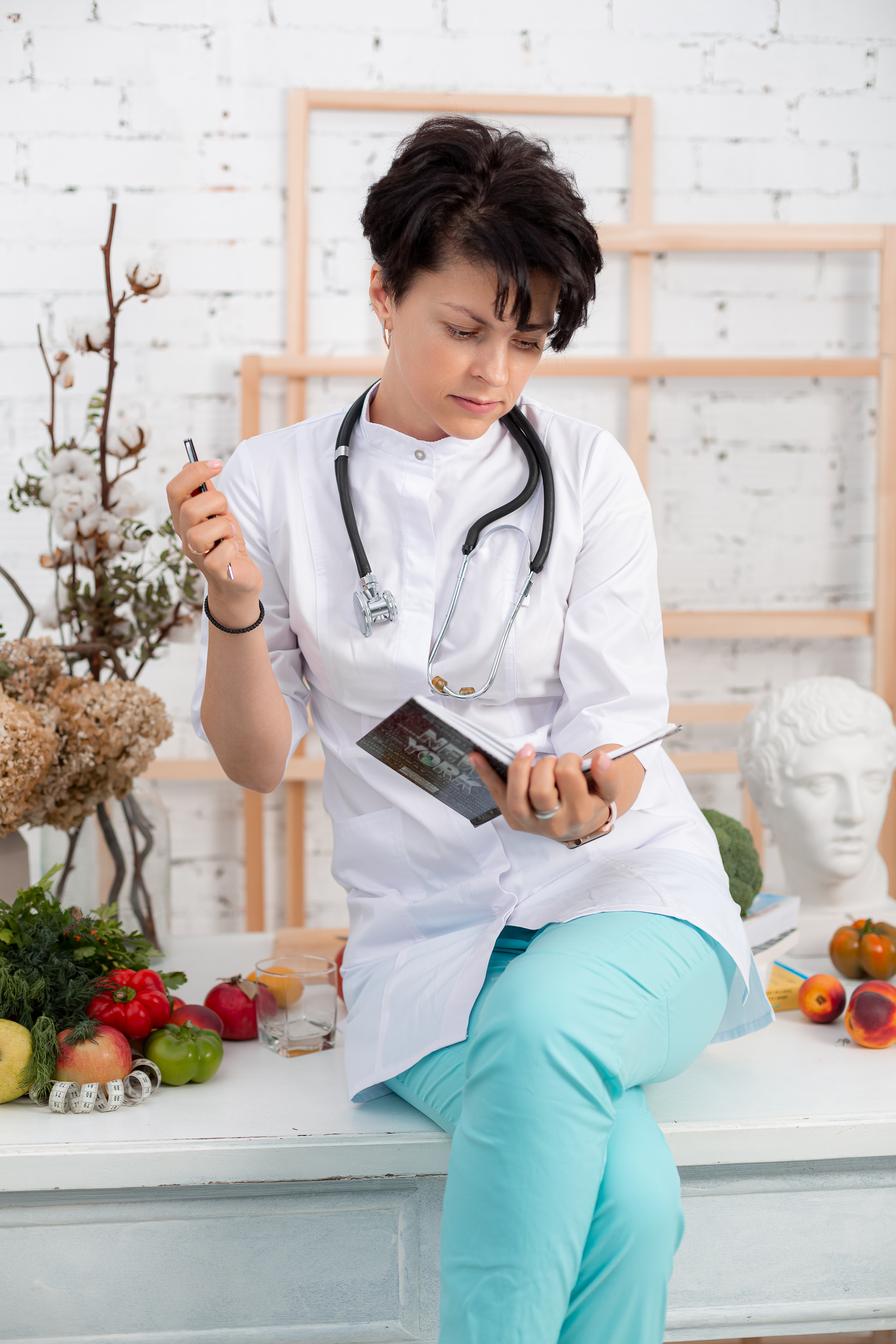 Студийная съемка для спортивного диетолога Светланы. Семейный и детский фотограф Комина Елена, Власиха, Одинцово