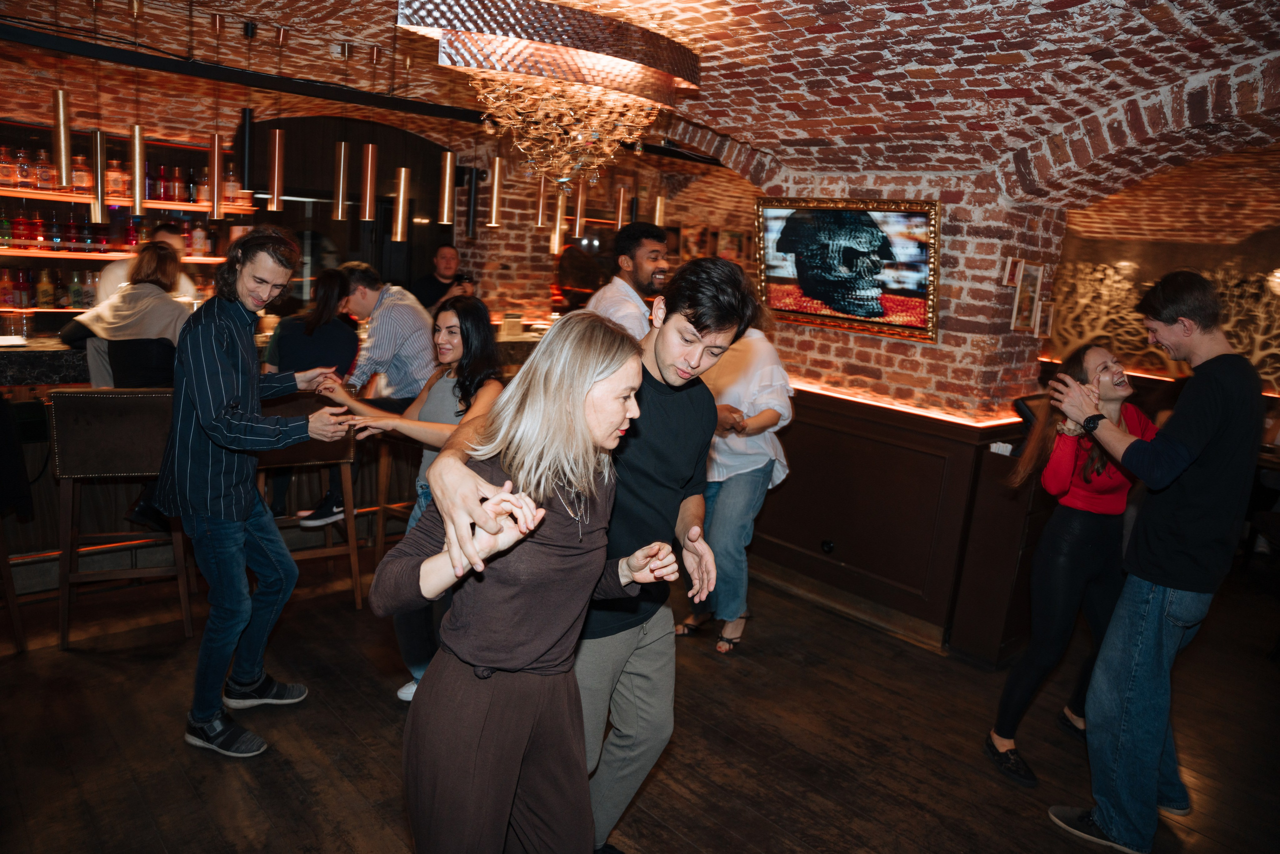 Вечеринка Андрэ, бачата, Джинотека. Портретный фотограф в Санкт-Петербурге Дмитриева Наталия