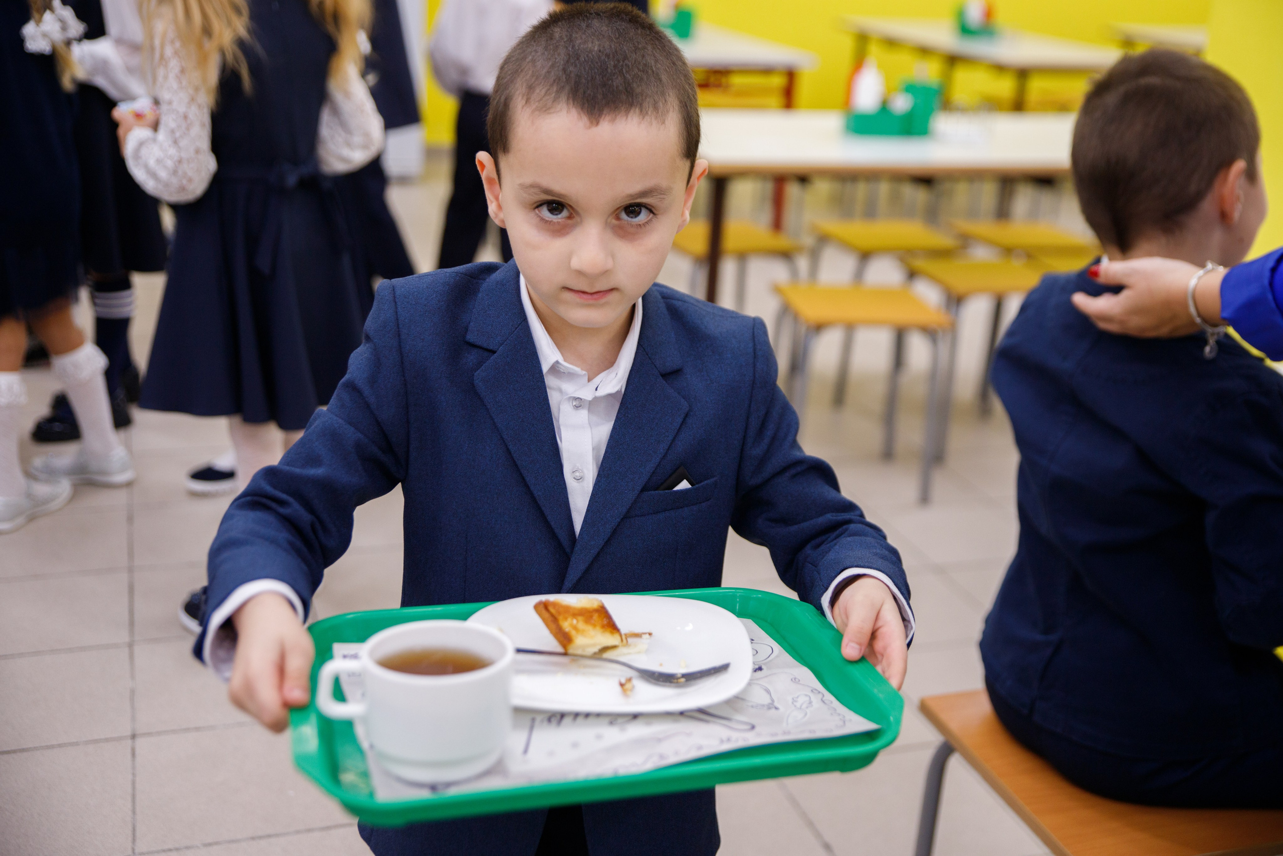 Репортажная съемка первого сентября для первоклассников. Семейный и школьный фотограф в Москве Анна Ткач