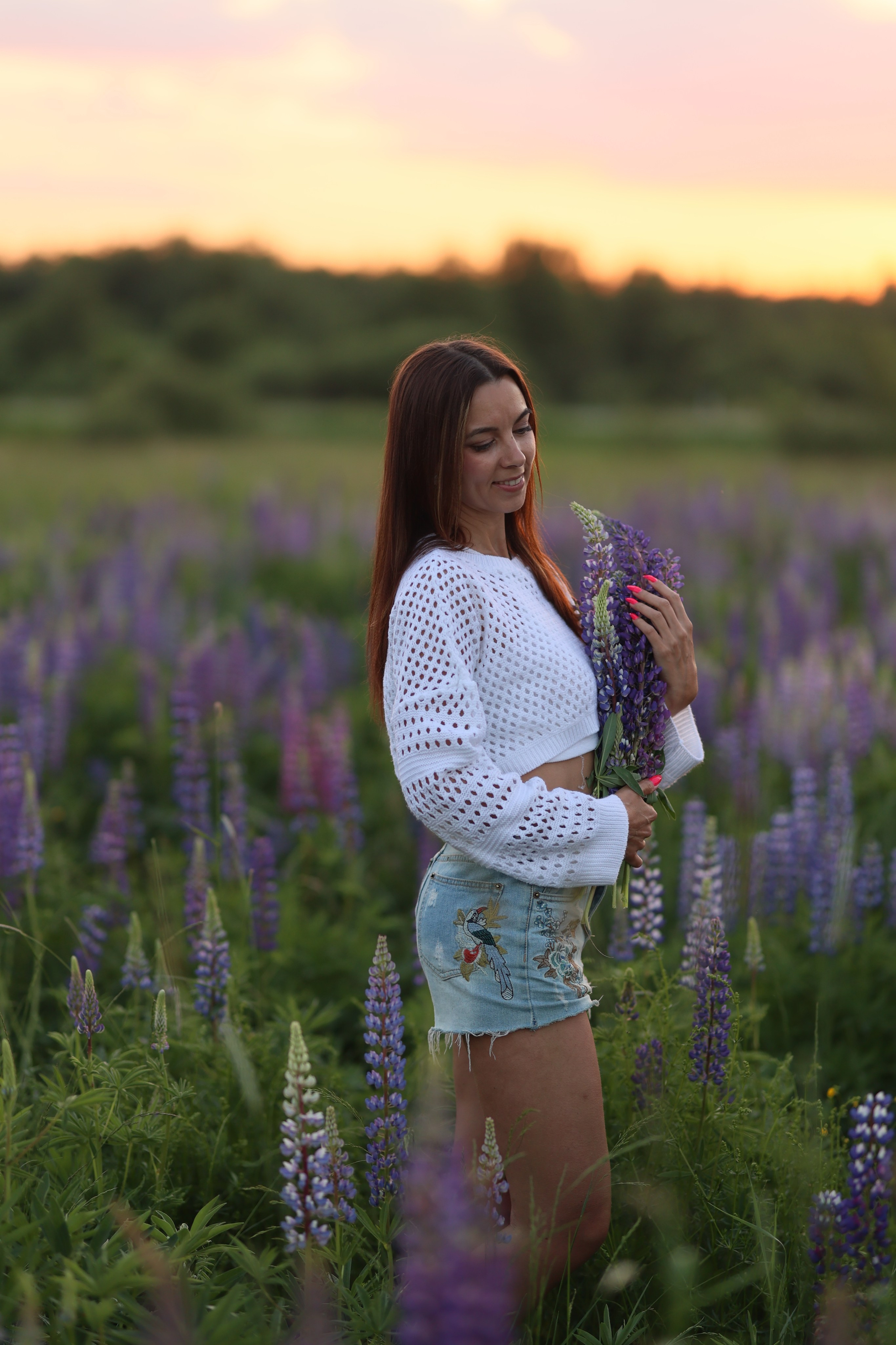 Фотосессия с люпинами. Семейный и свадебный фотограф в Санкт-Петербурге Татьяна Швыкова