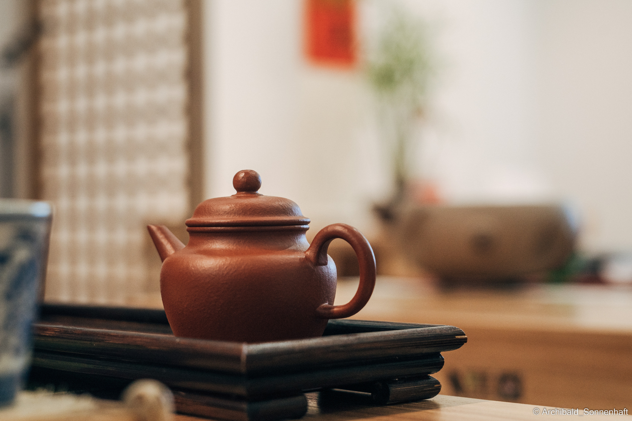 Chinese tea ceremony in Tianjin. Photographer in Guangzhou, China. Archibald Sonnenhaft