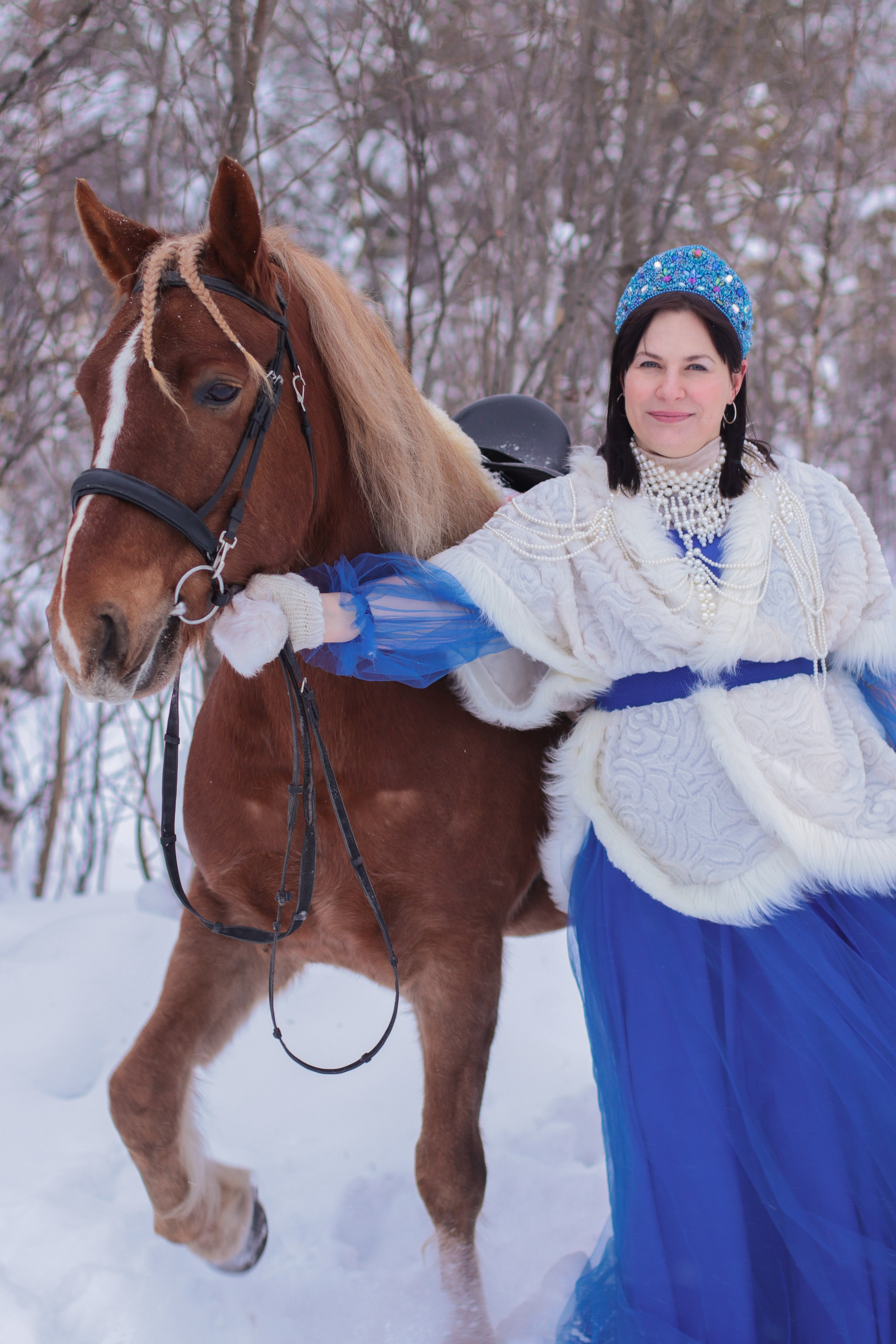 Конные съемки зимой. Фотограф в Сургуте Брызгунова Анастасия