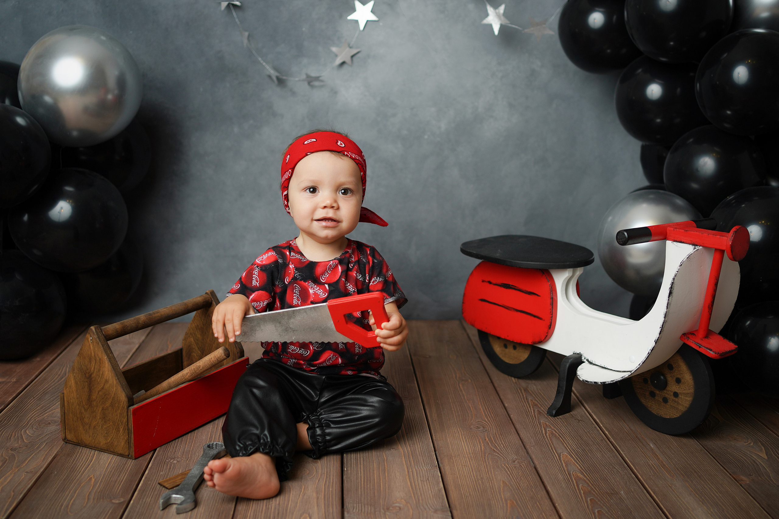 Детская фотосессия Первый годик Влада в детской фотостудии. Детский фотограф и фотограф новорожденных в Калининград Оксана Иваний