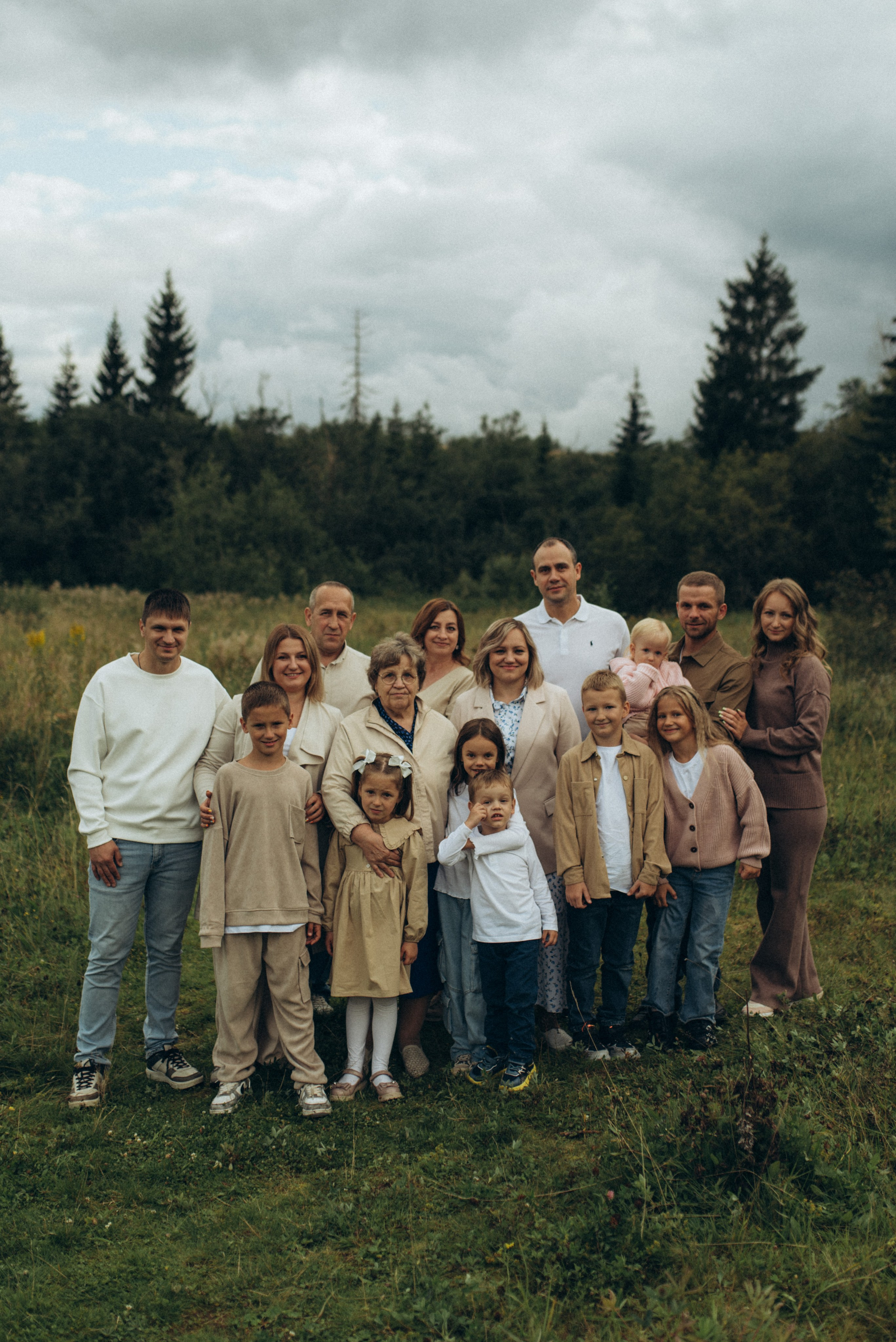 Большая семейная съемка. Семейный фотограф в Москве Екатерина Север