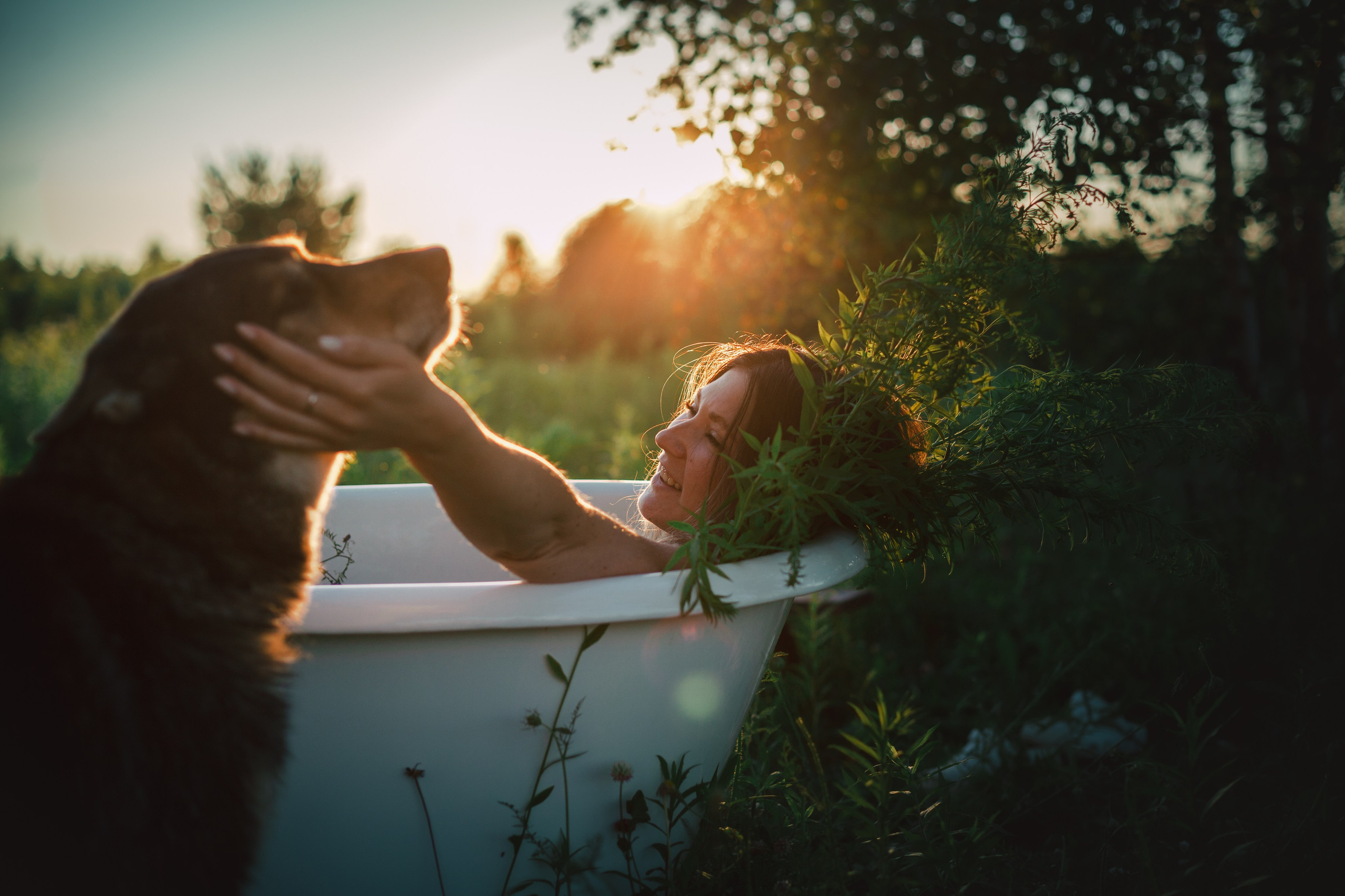 Ванна в поле. Фотограф-анималист Татьяна Степанова