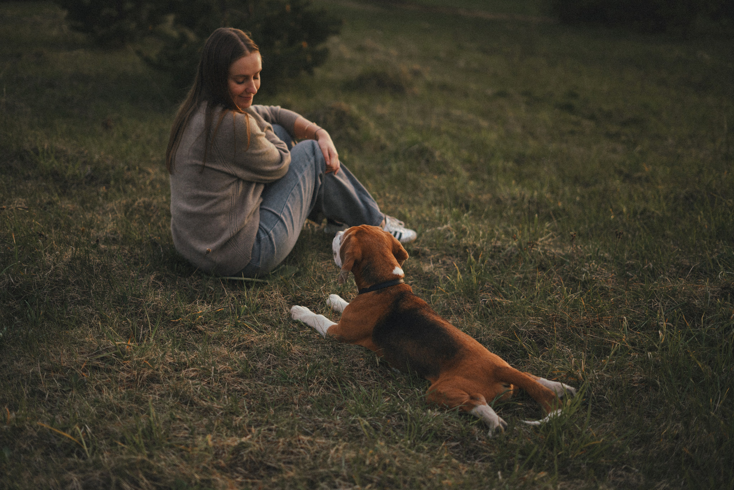 Юля и Зайфер. Фотограф анималист Осипчикова Мария