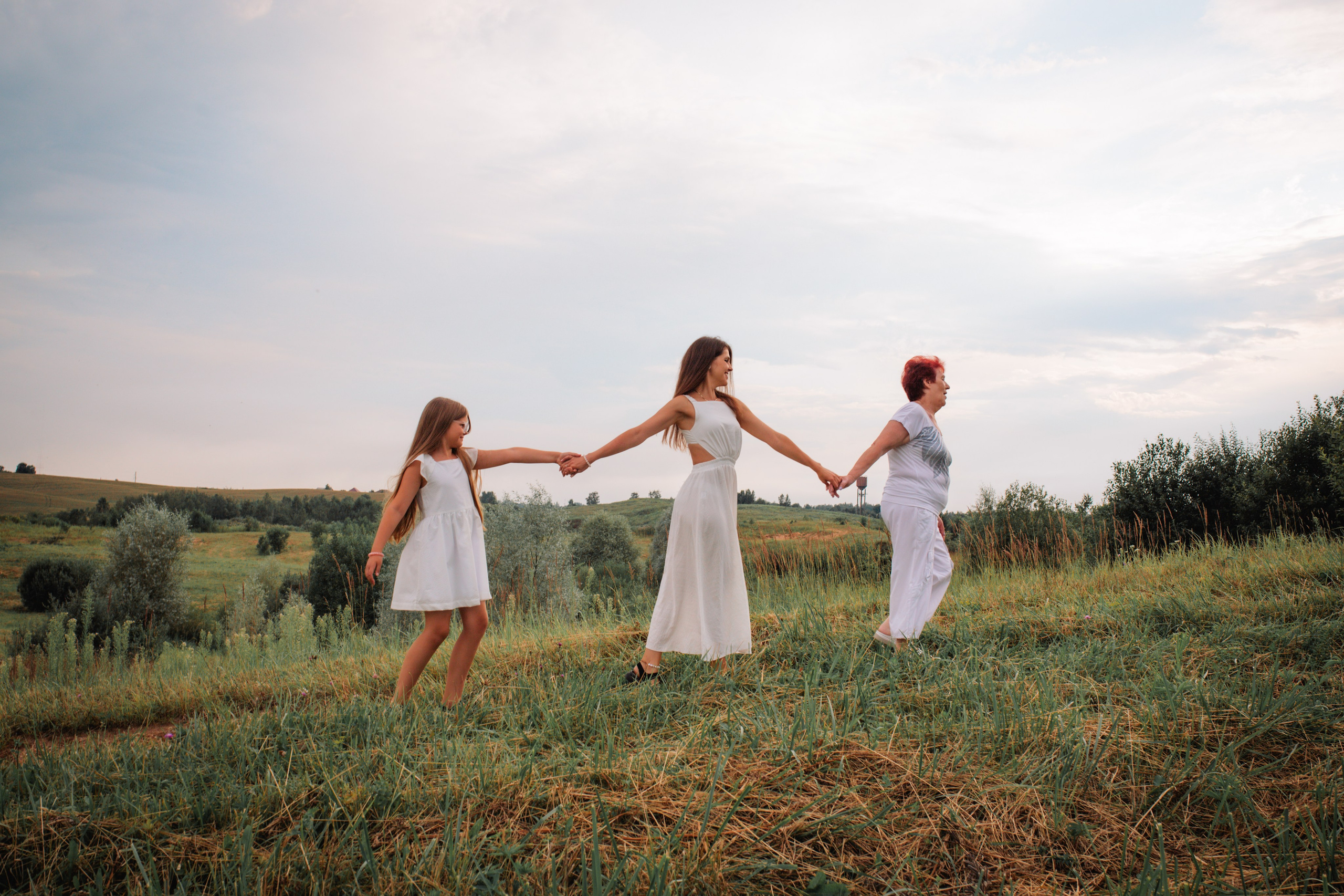 Катюша с семьёй