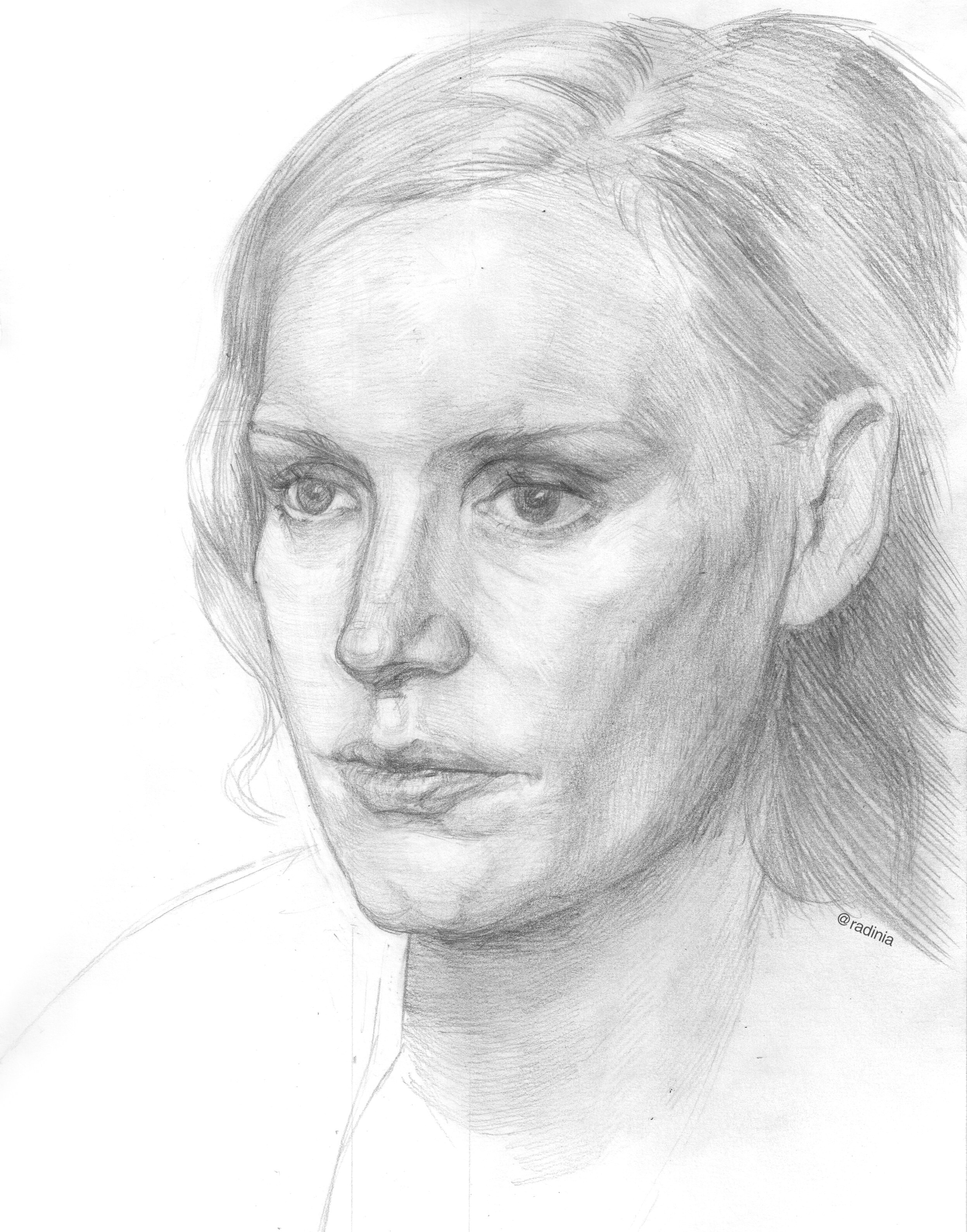 Портреты карандашом. Динара Байгельдина — Графический дизайнер и художник-иллюстратор