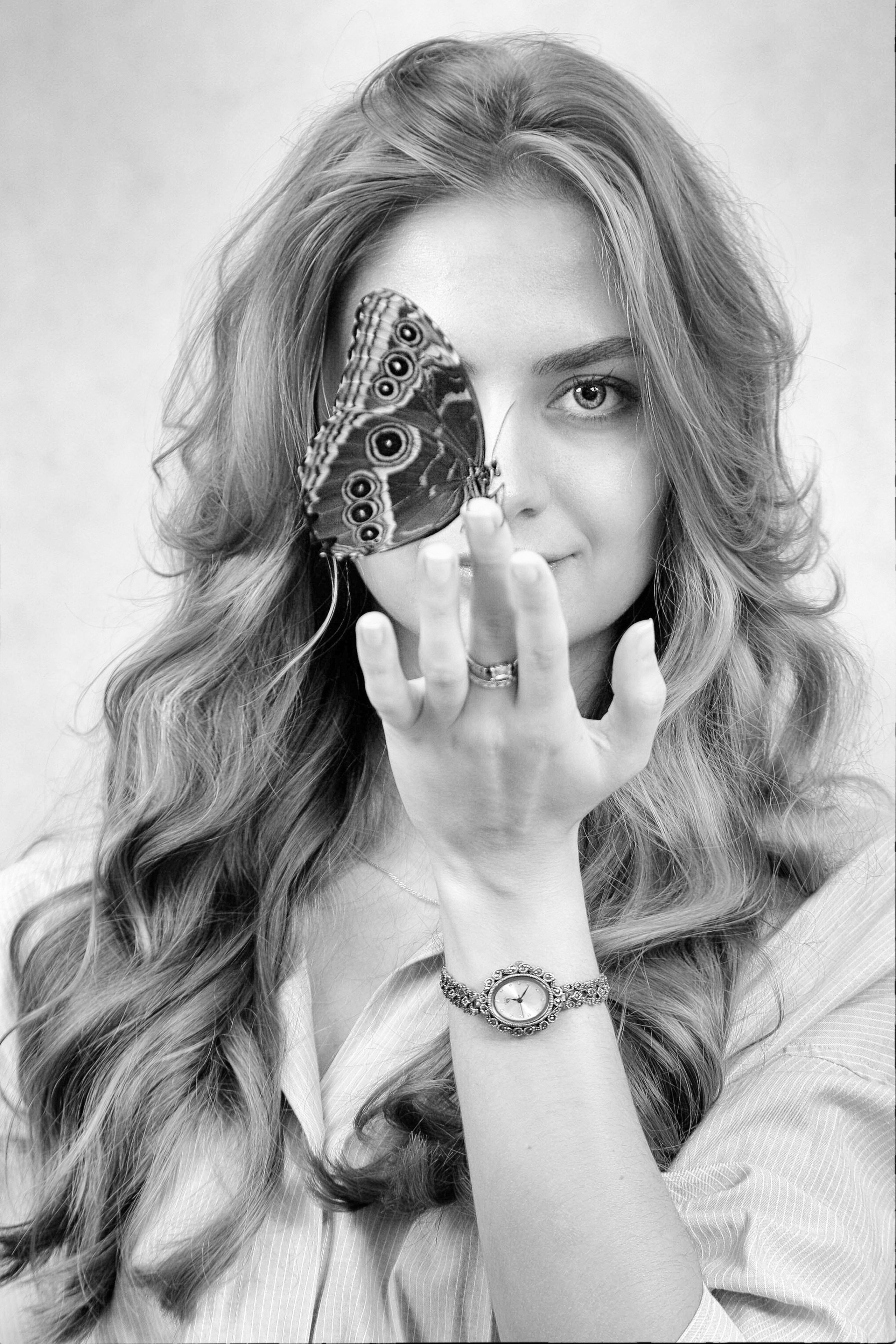 Маргарита и бабочка. Семейный и детский фотограф в Санкт-Петербург. Natalia Fadel