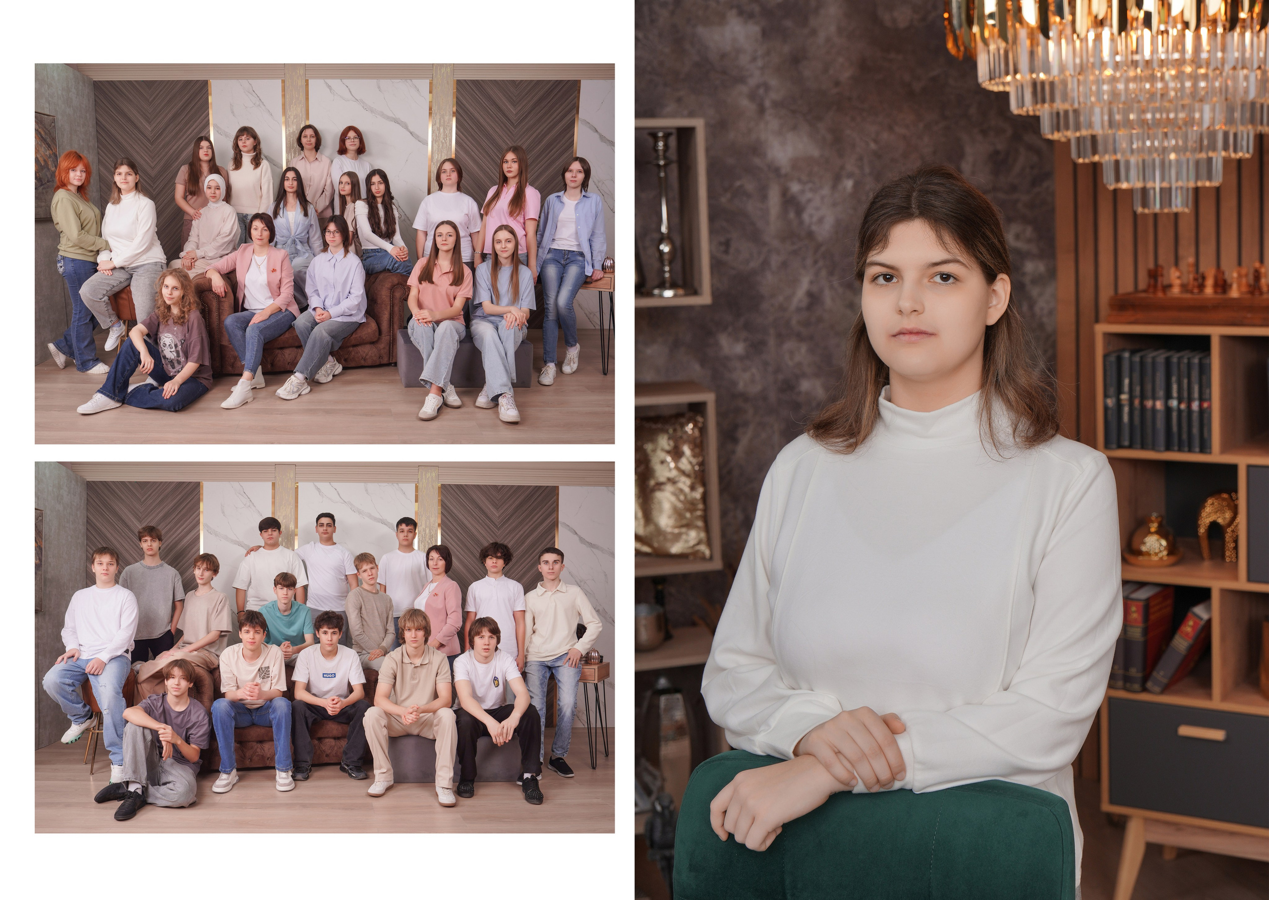 ШКОЛА 105 9 В. Красивый выпускной альбом в Краснодаре