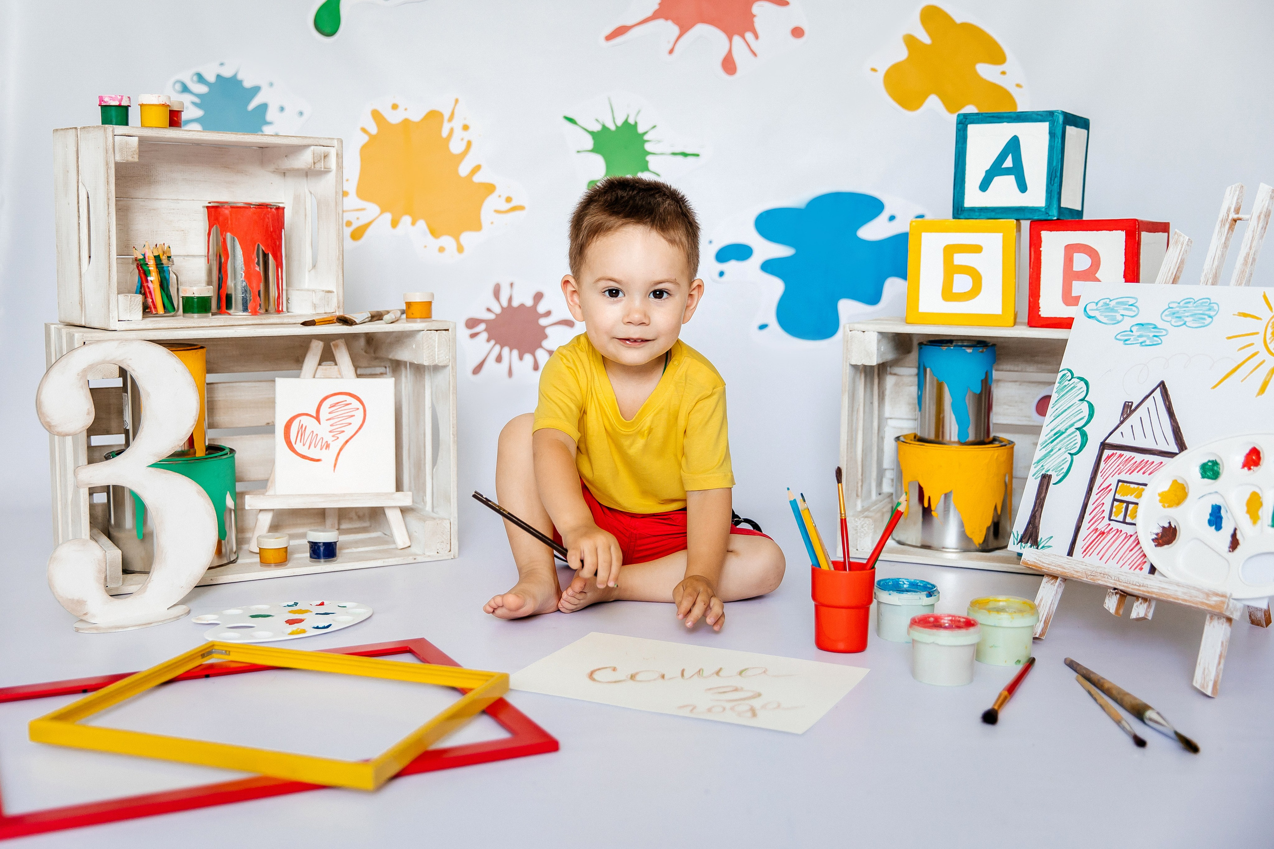 Краски. Детский фотограф, выпускные альбомы в Нижнем Новгороде Бодягина Мария