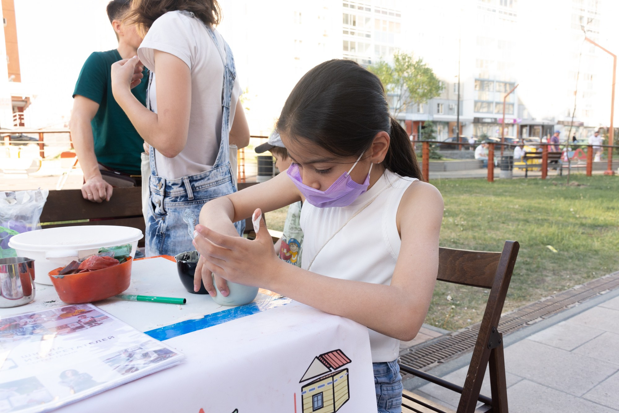 Фестиваль современного исполнительского искусства (Сквер Академ Риверсайд). Фотограф Максим Буряк