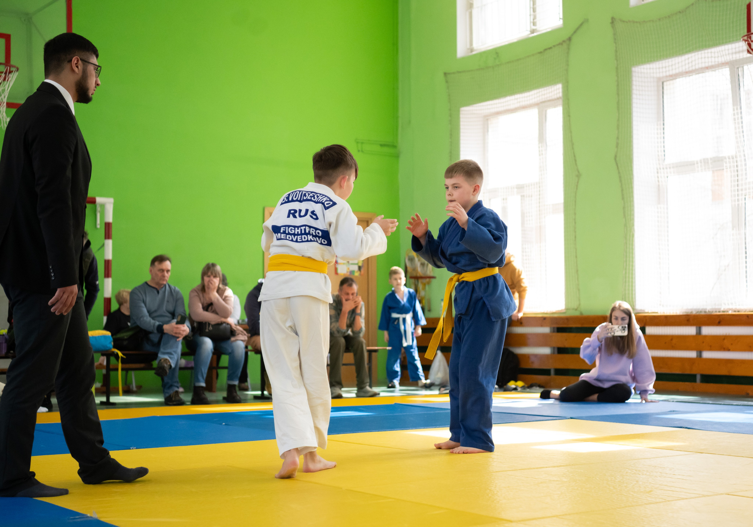 Спортивные соревнования по Дзюдо. Детский и семейный фотограф г. Москва Оксана Катаджи