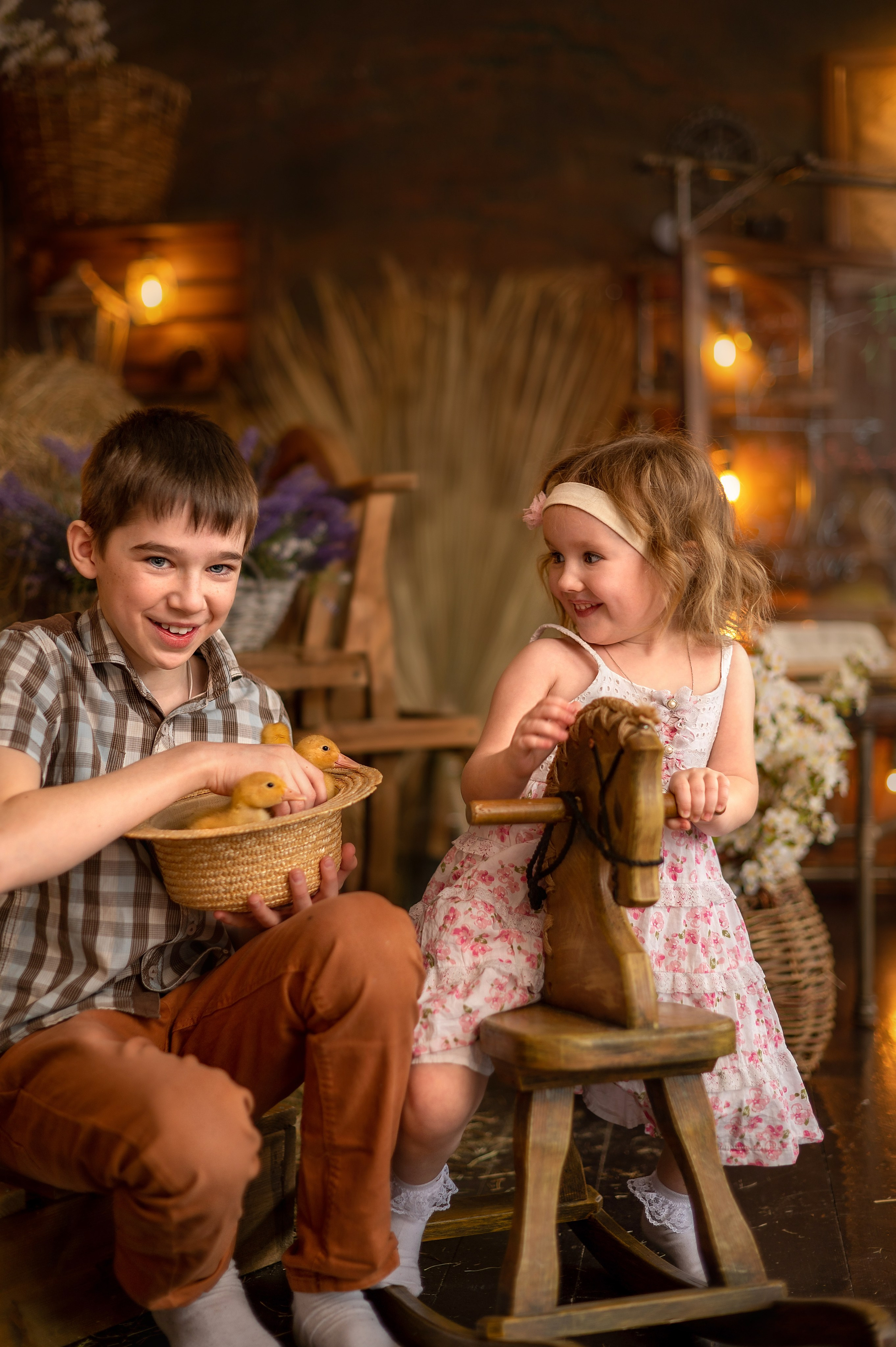 Весенняя фотосессия в Леонардо студио. Детский и семейный фотограф г. Москва Оксана Катаджи