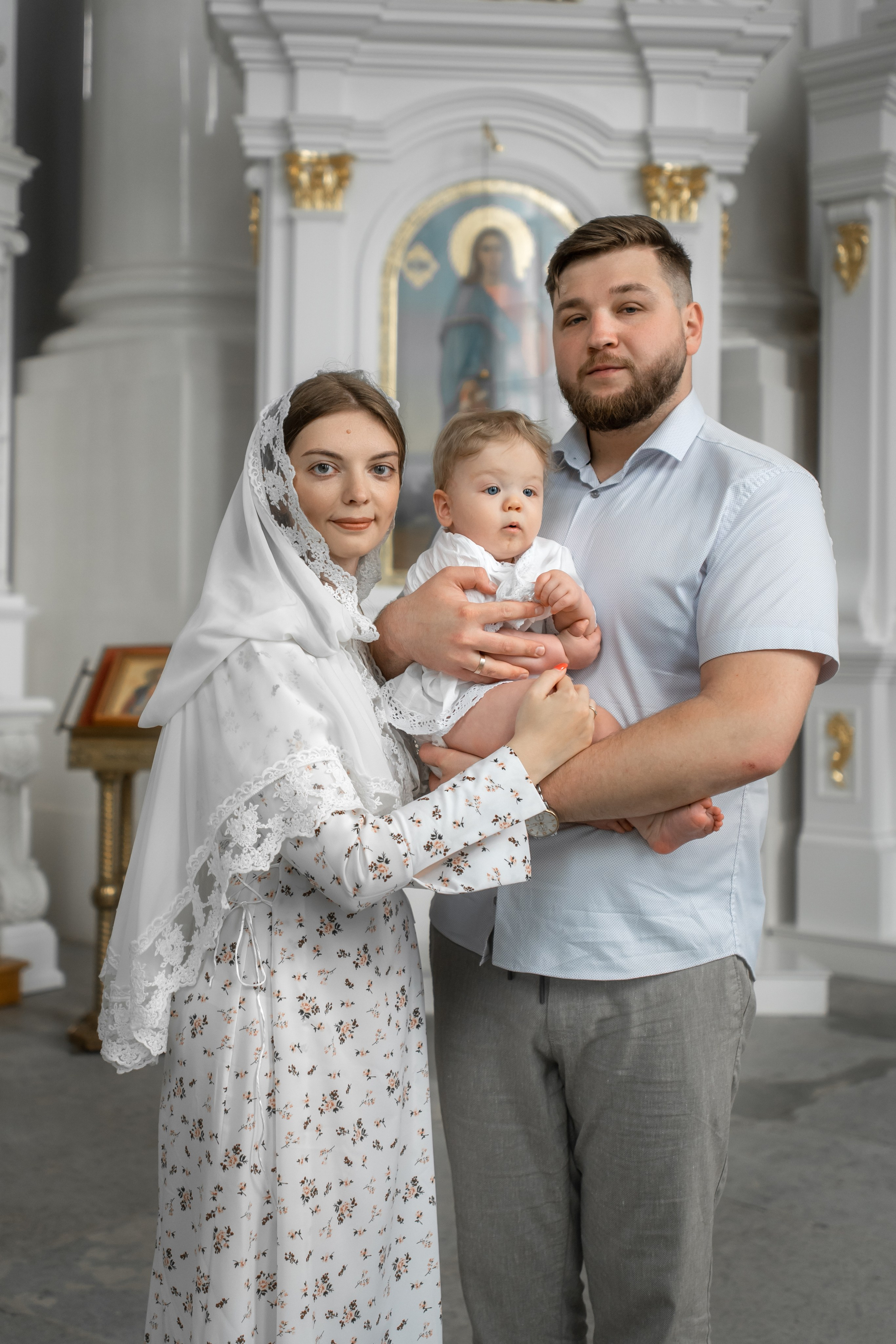 Крещение в Смольном соборе. Фотограф на крещение и венчание, семейный фотограф в Санкт-Петербурге