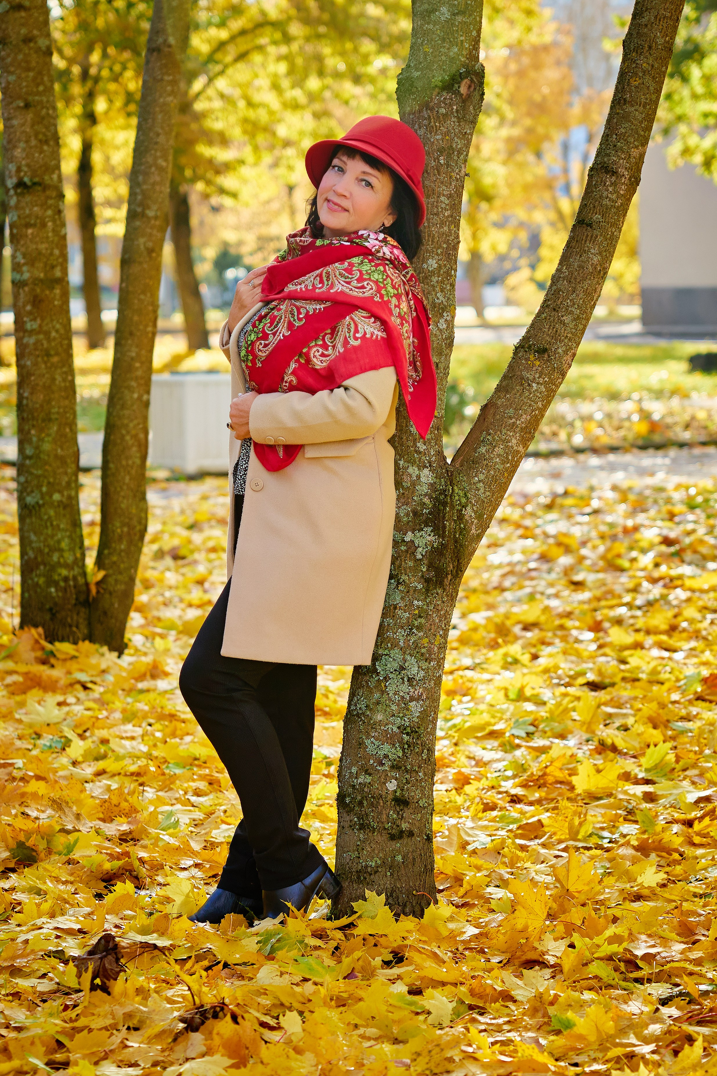 Осенняя съемка. Наталия. Фотограф Люся Воробьева