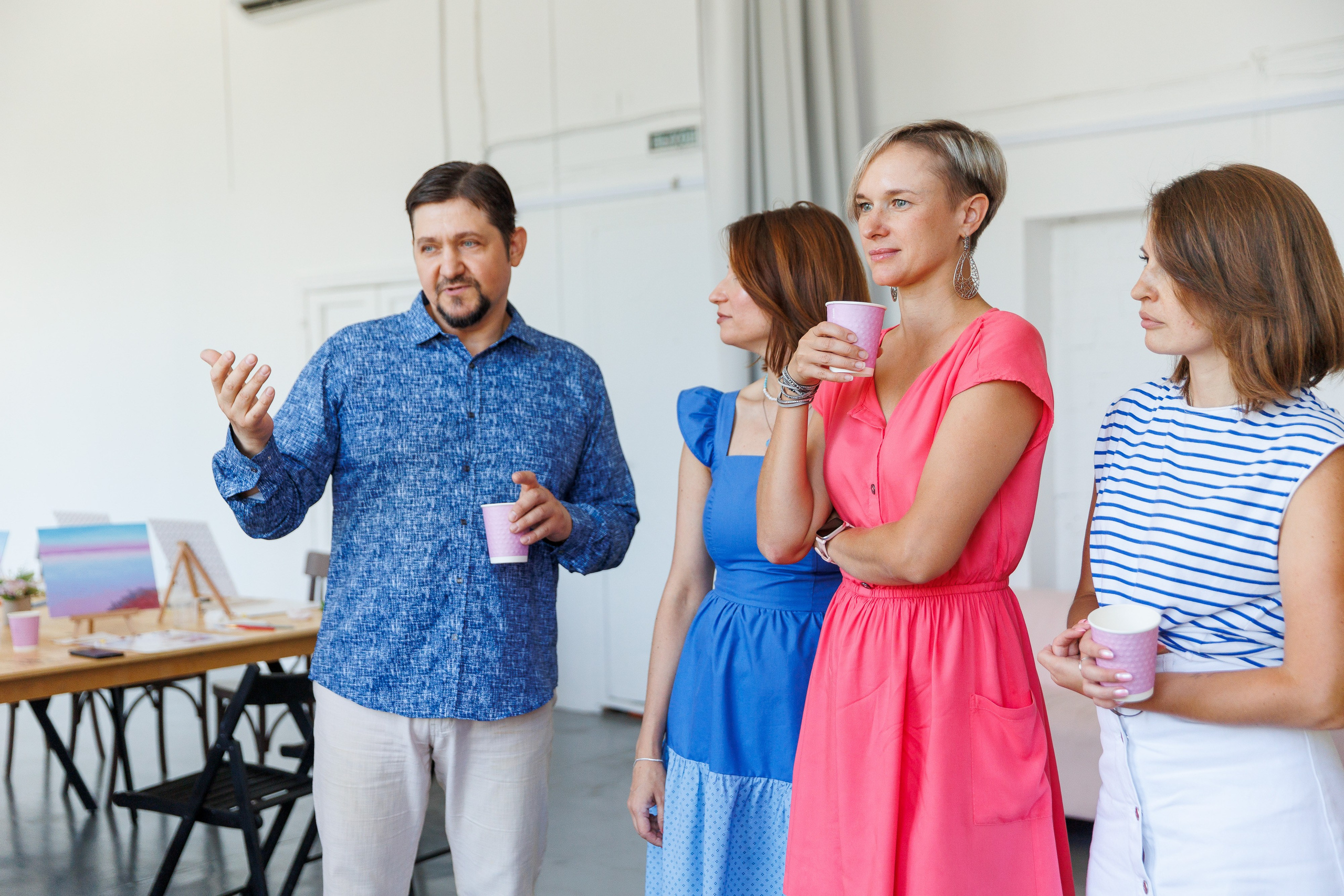Девичник. МК по живописи. Фотограф Шейдаев Эмин г. Волгоград