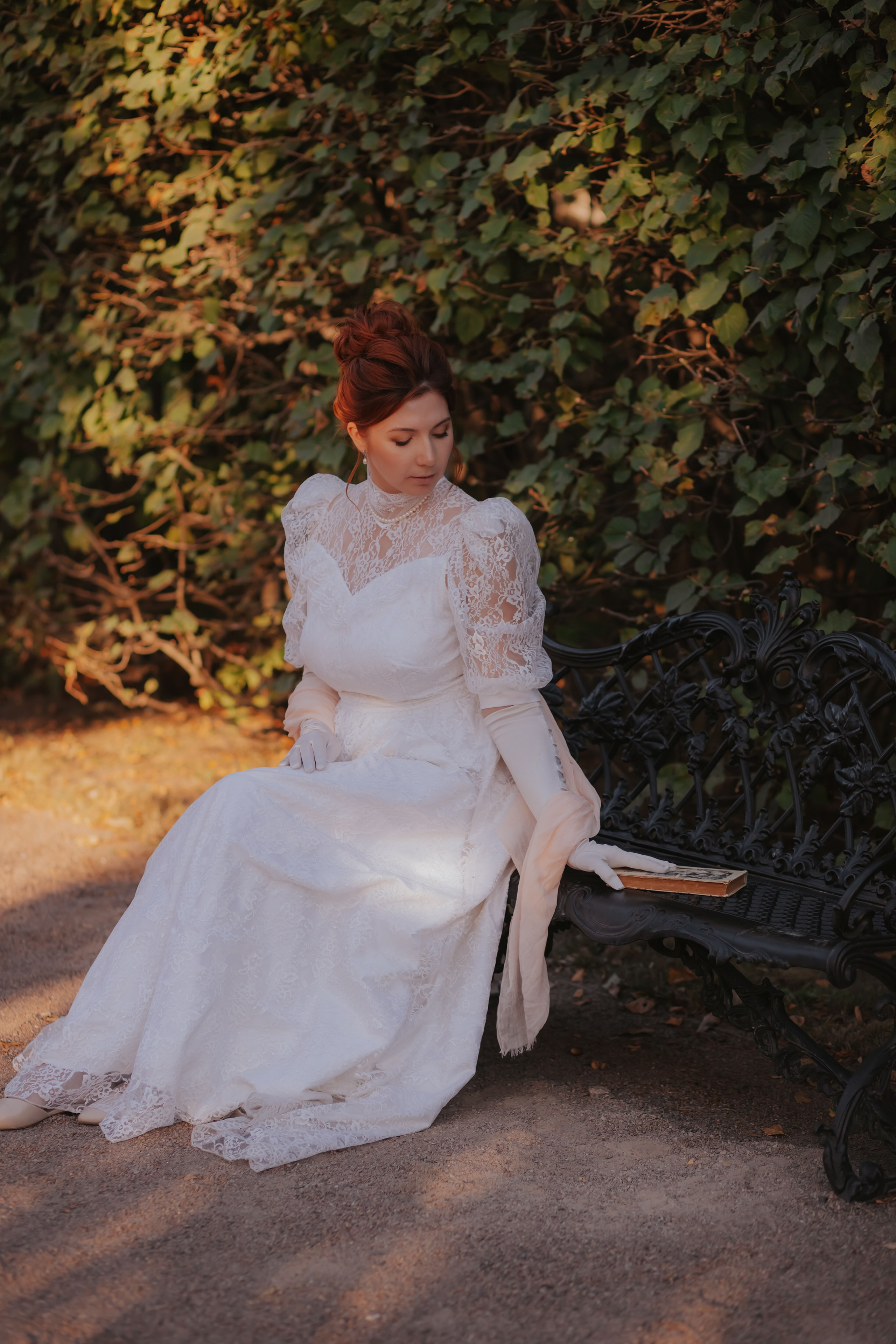 Мария. Тёплый сентябрь в Кусково. Художественная винтажная фотография