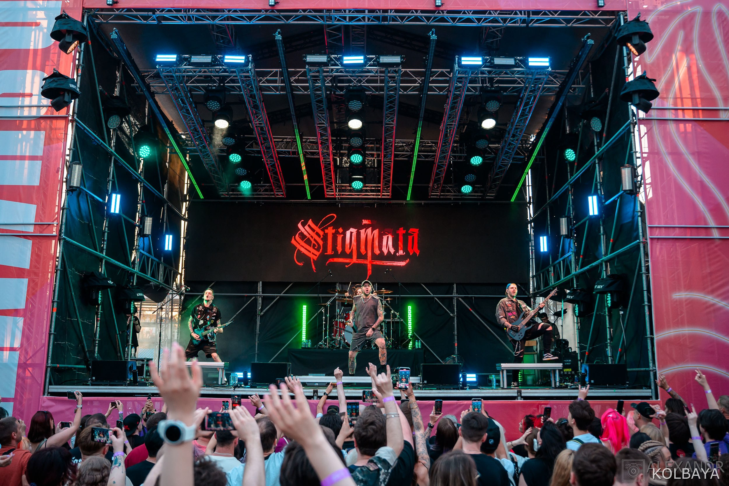 Концерт Stigmata на Red Summer (09.07.2025). Концертный и театральный репортажный фотограф в Москве Александр Колбая