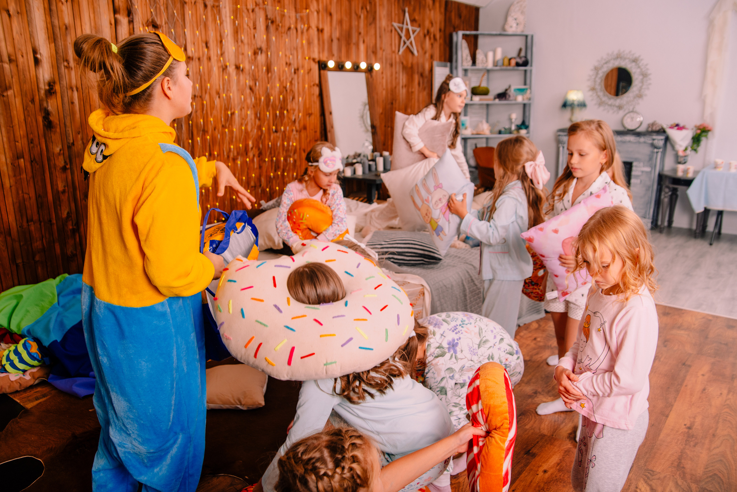 Пижамная вечеринка Маруси. Семейный и свадебный фотограф в Рязани Лиза Голованова