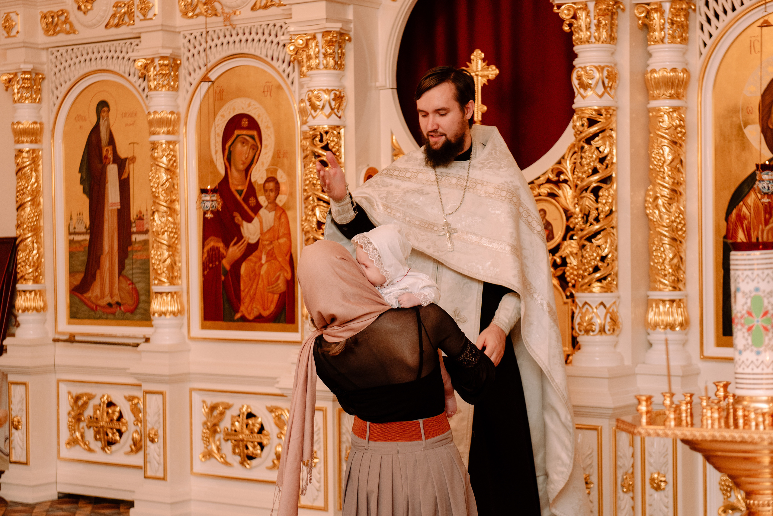 Крещение Виктории. Семейный и свадебный фотограф в Рязани Лиза Голованова