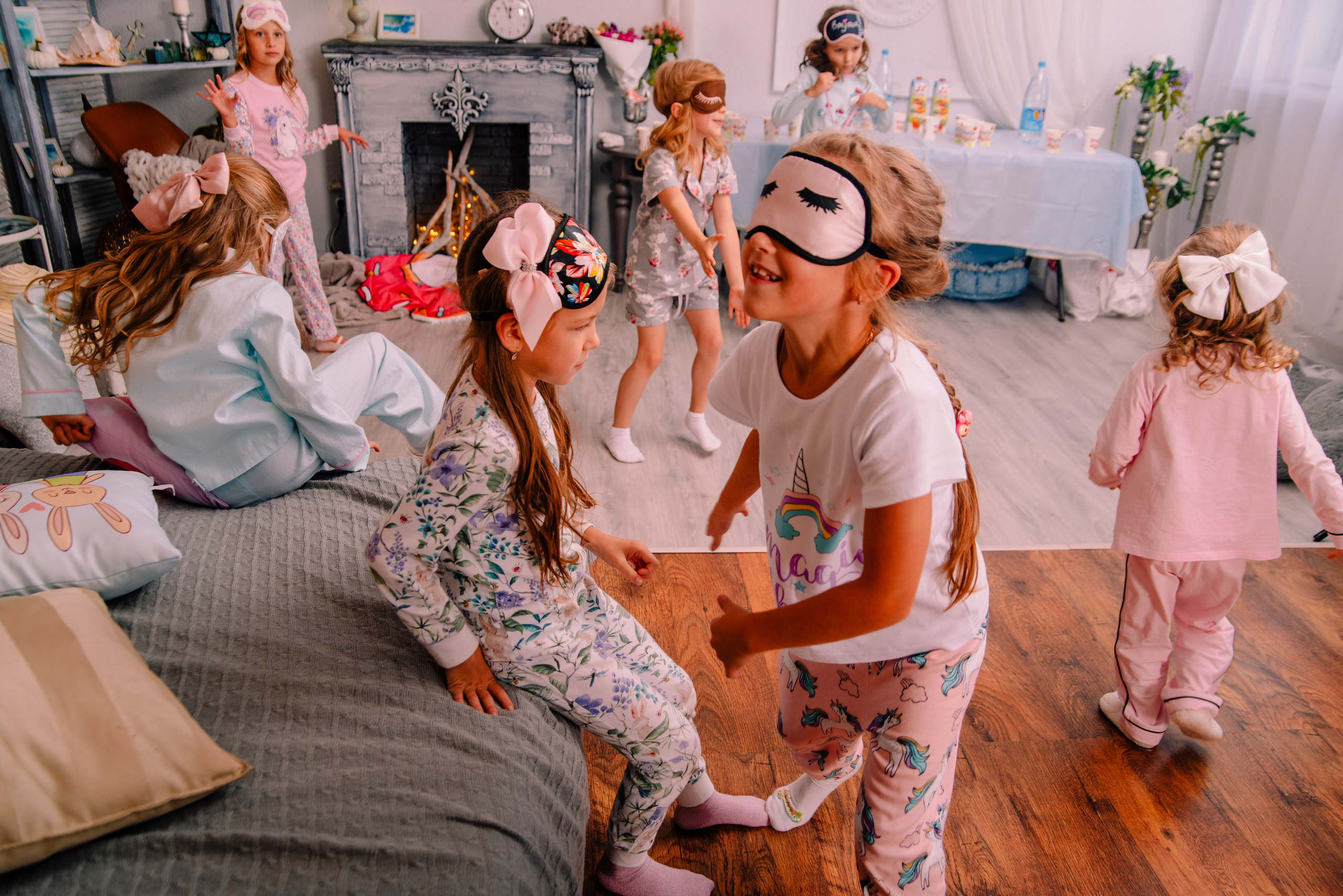 Пижамная вечеринка Маруси. Семейный и свадебный фотограф в Рязани Лиза Голованова