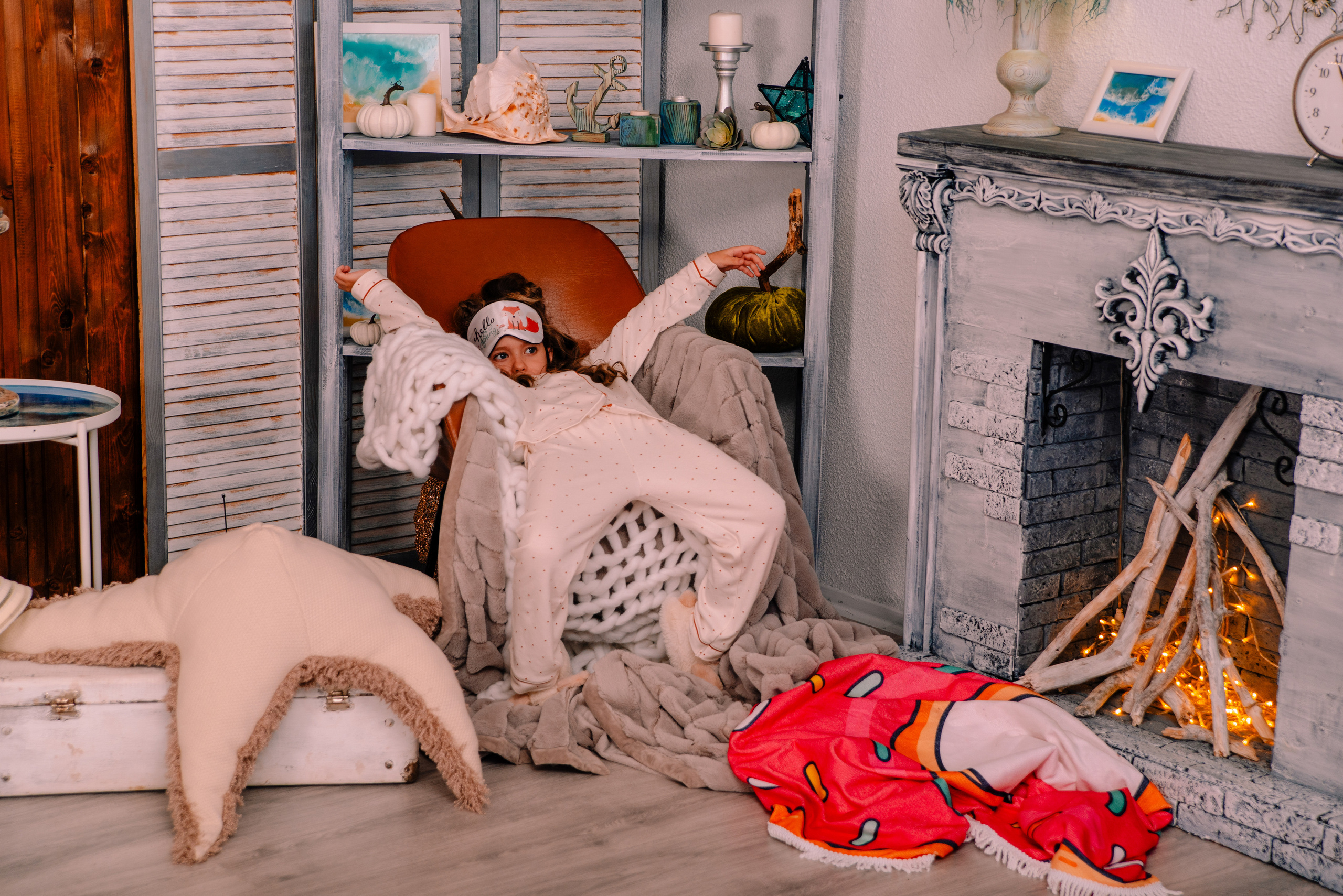 Пижамная вечеринка Маруси. Семейный и свадебный фотограф в Рязани Лиза Голованова