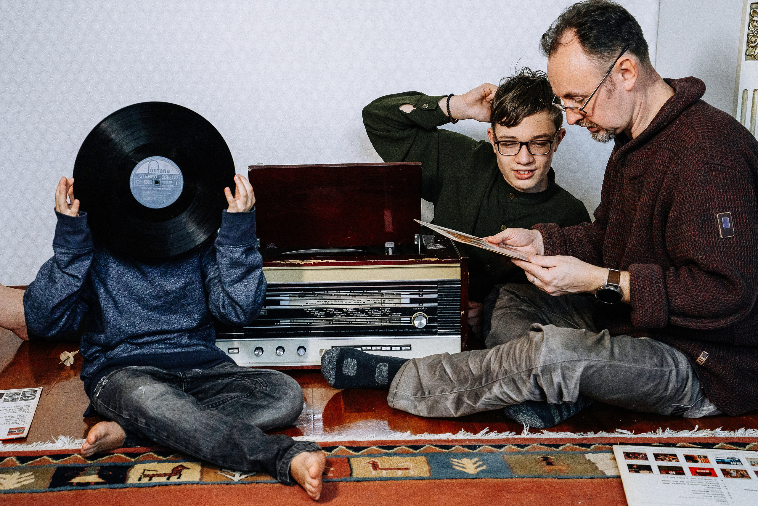 Саша, Тим и Митя. Фотограф Алла Быкова