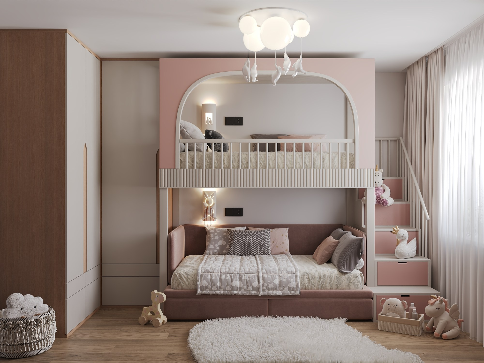 Г. Челябинск, квартира 47 м². БК студия дизайна интерьера