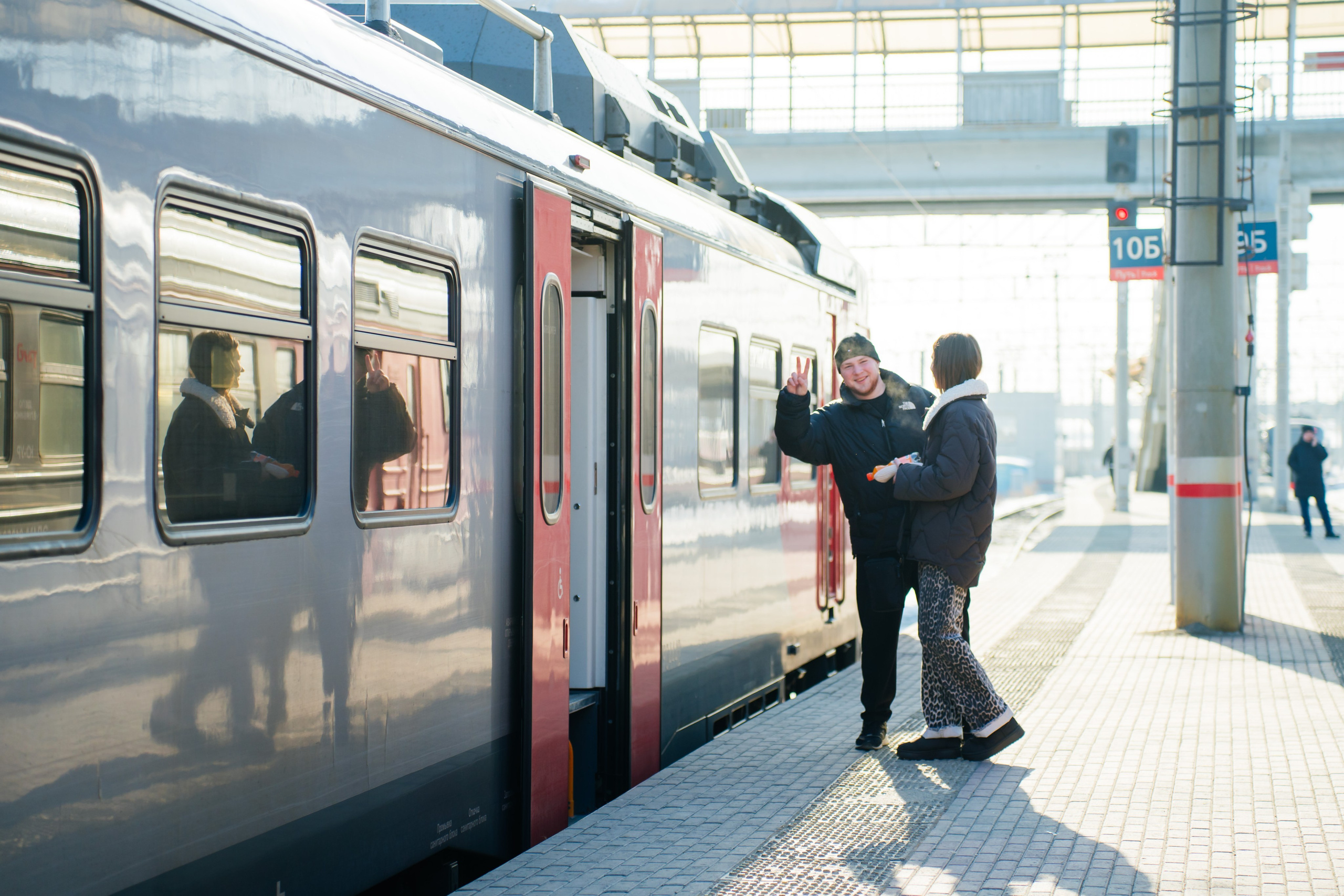 Съемка поезда для РЖД. Видеограф и Фотограф в Челябинске Ксения и Владимир Рюмины