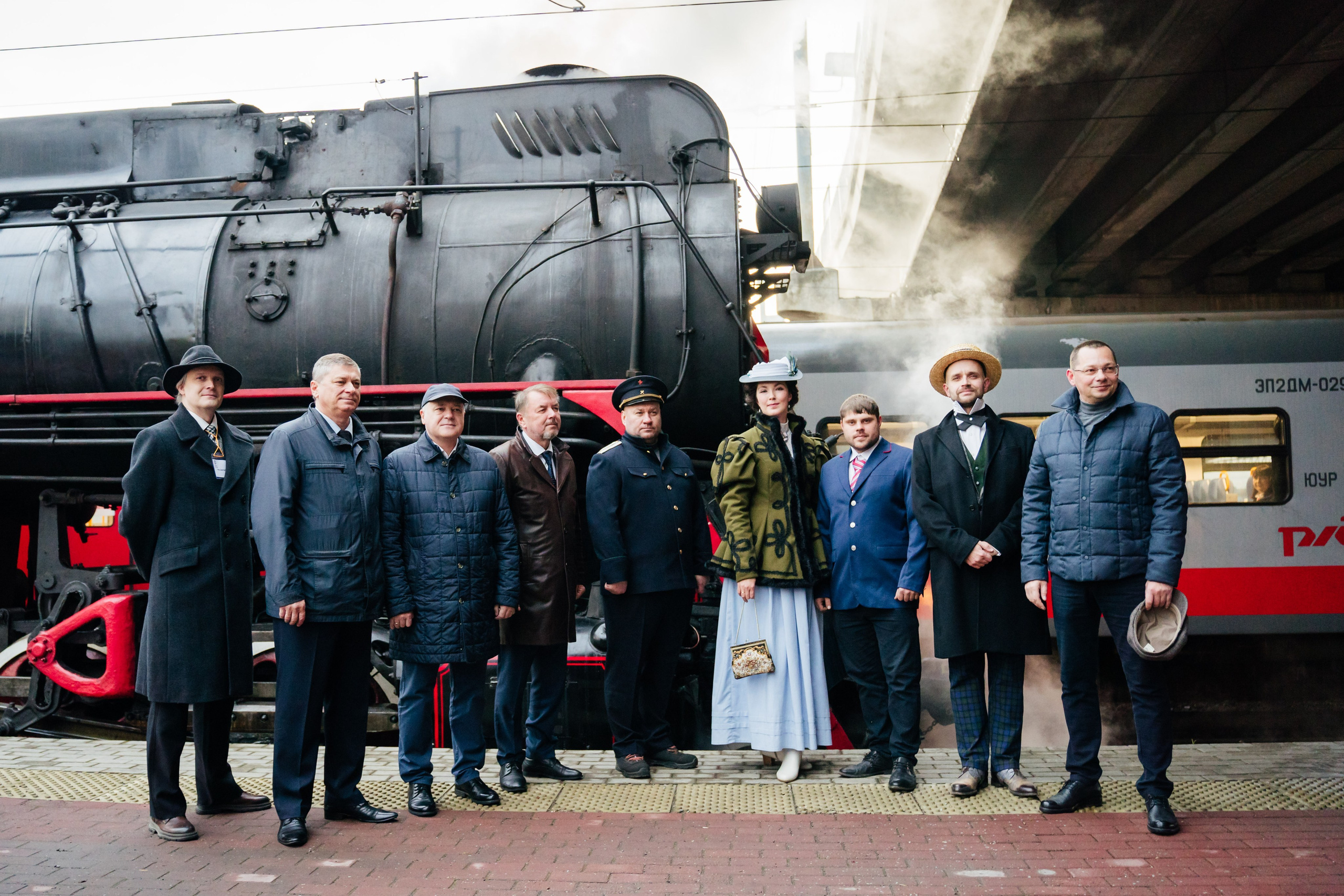 Экскурсия на ретропоезде. Видеограф и Фотограф в Челябинске Ксения и Владимир Рюмины
