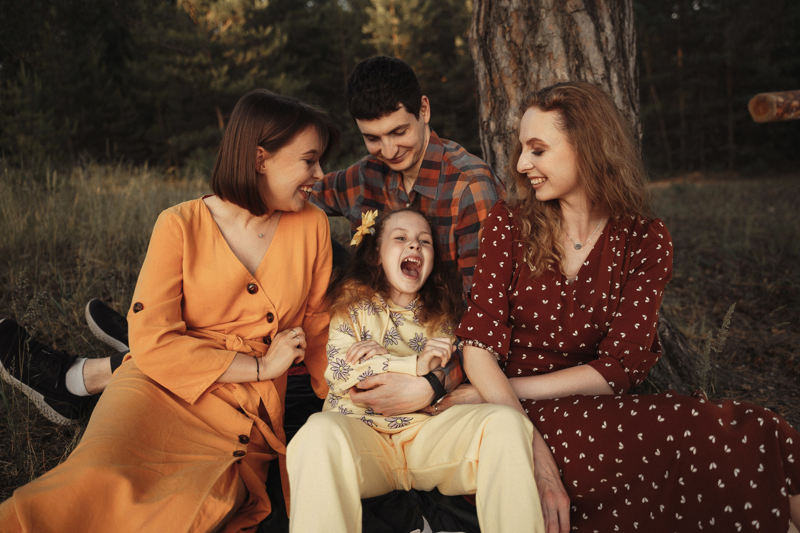 Татьяна и семья. Фотограф Алексей Кутырёв