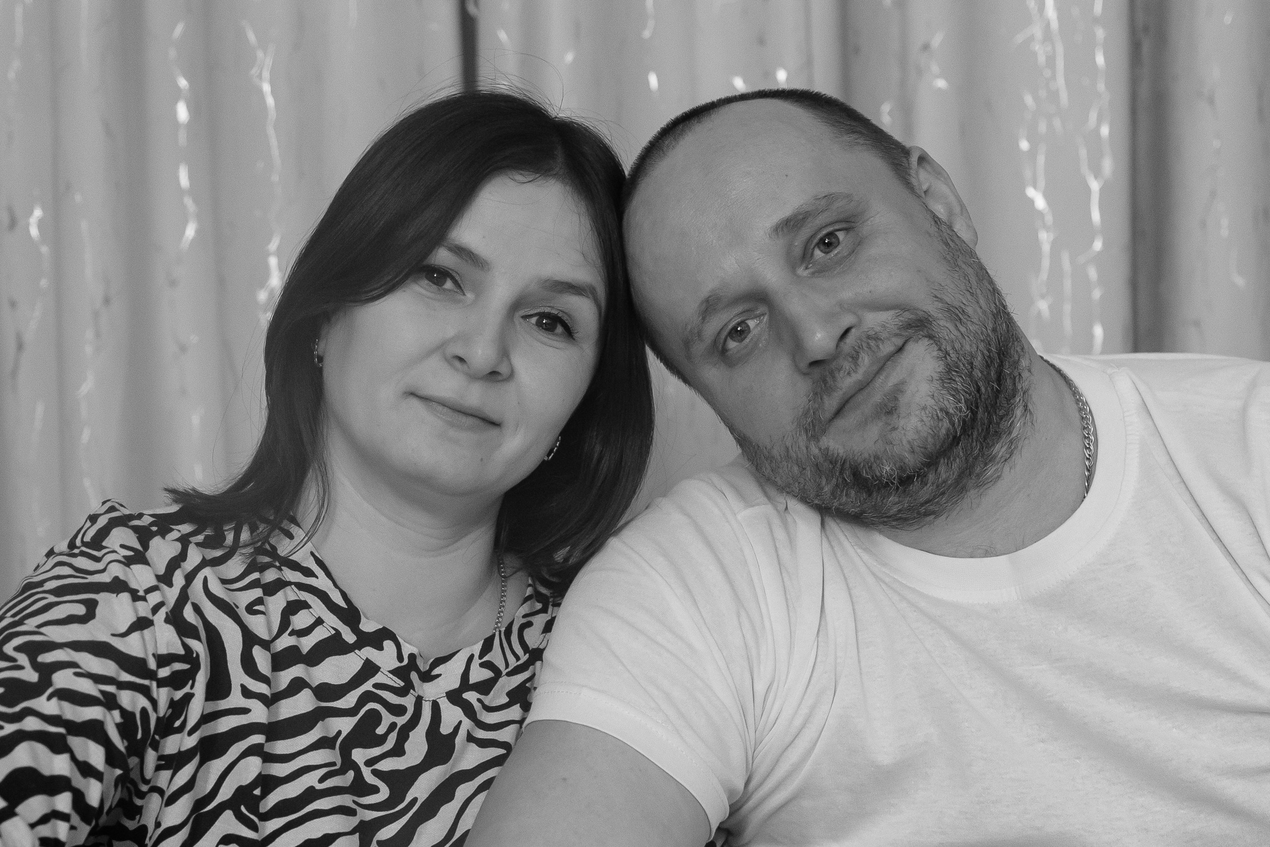 Семейная новогодняя фотосессия дома