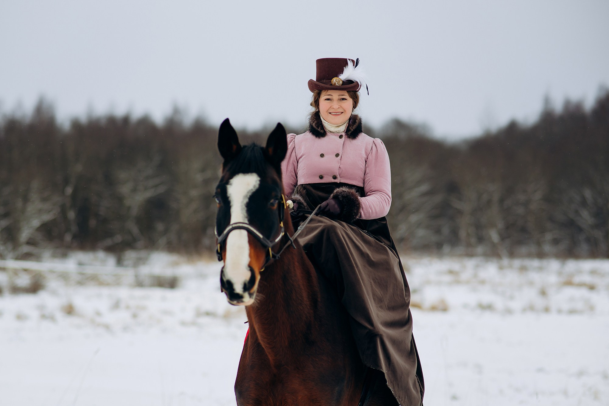 Фотосессия с лошадью в историческом образе. Свадебный и репортажный фотограф в Ярославле Евгений Сальников