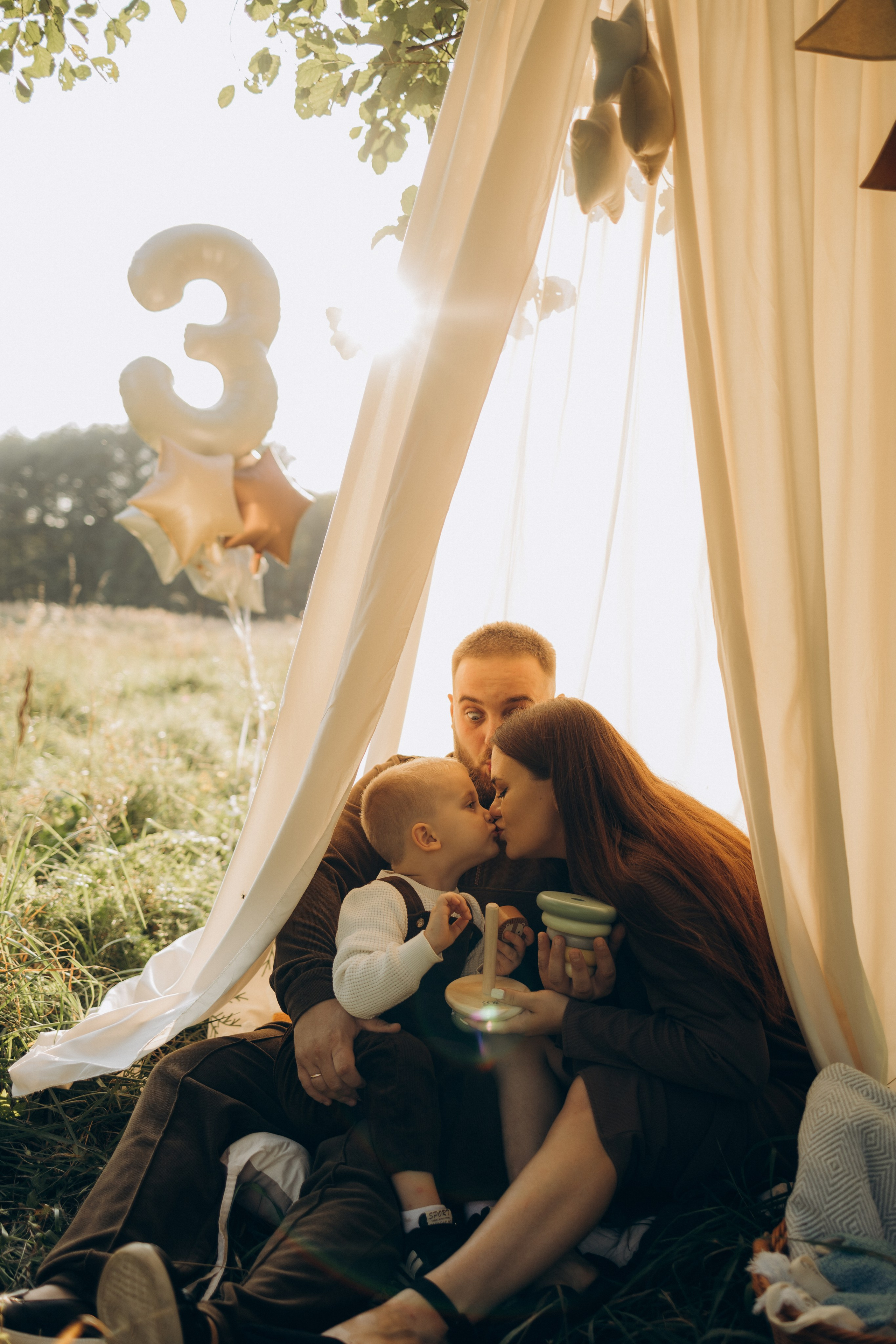 3 годика малышу (7.09.2025 г.) г. Жуков (Калужская обл.). Надежда Стар семейный и церковный фотограф в Жукове и Калужской области