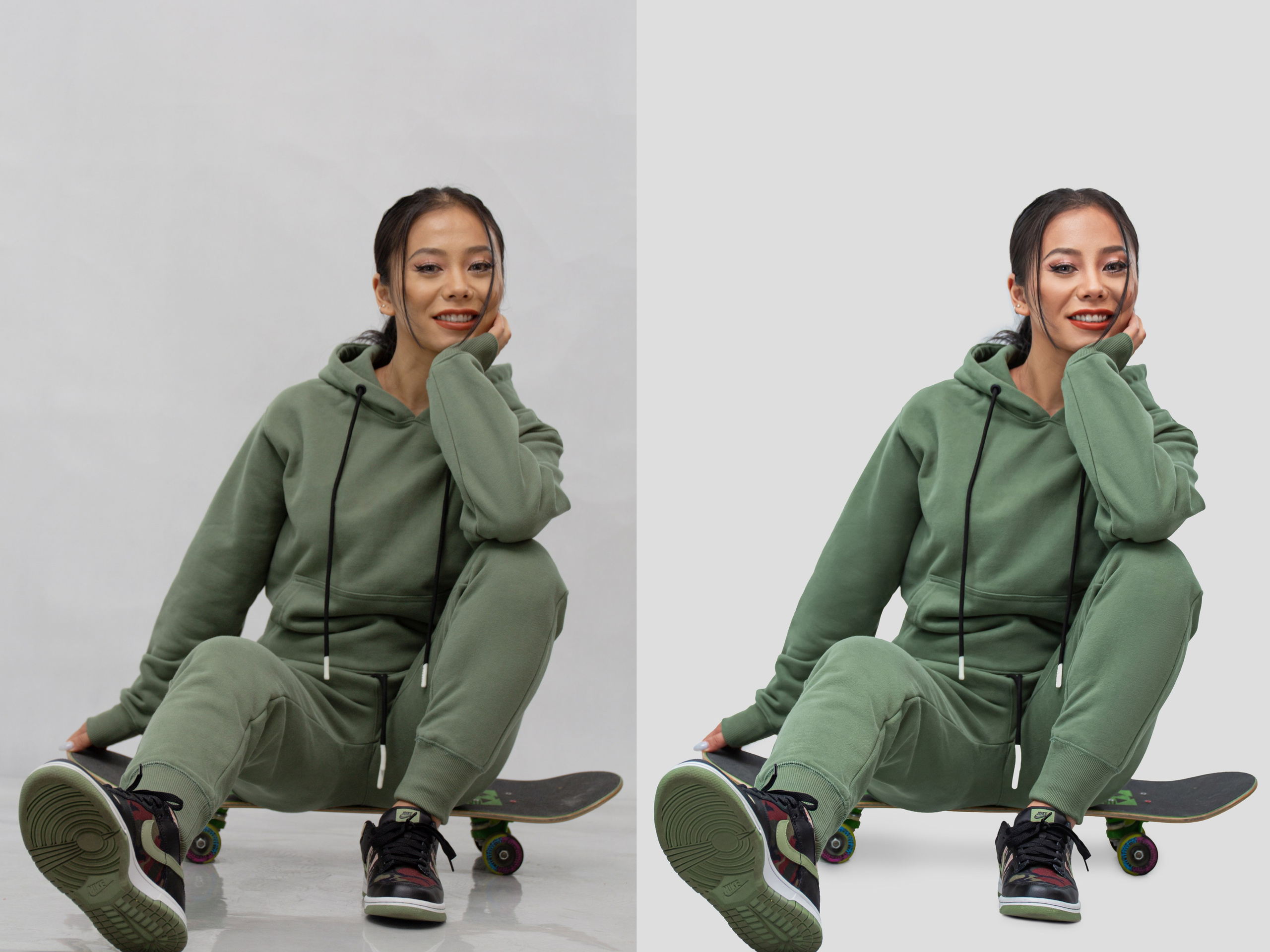 Для рекламы спортивной одежды и питания