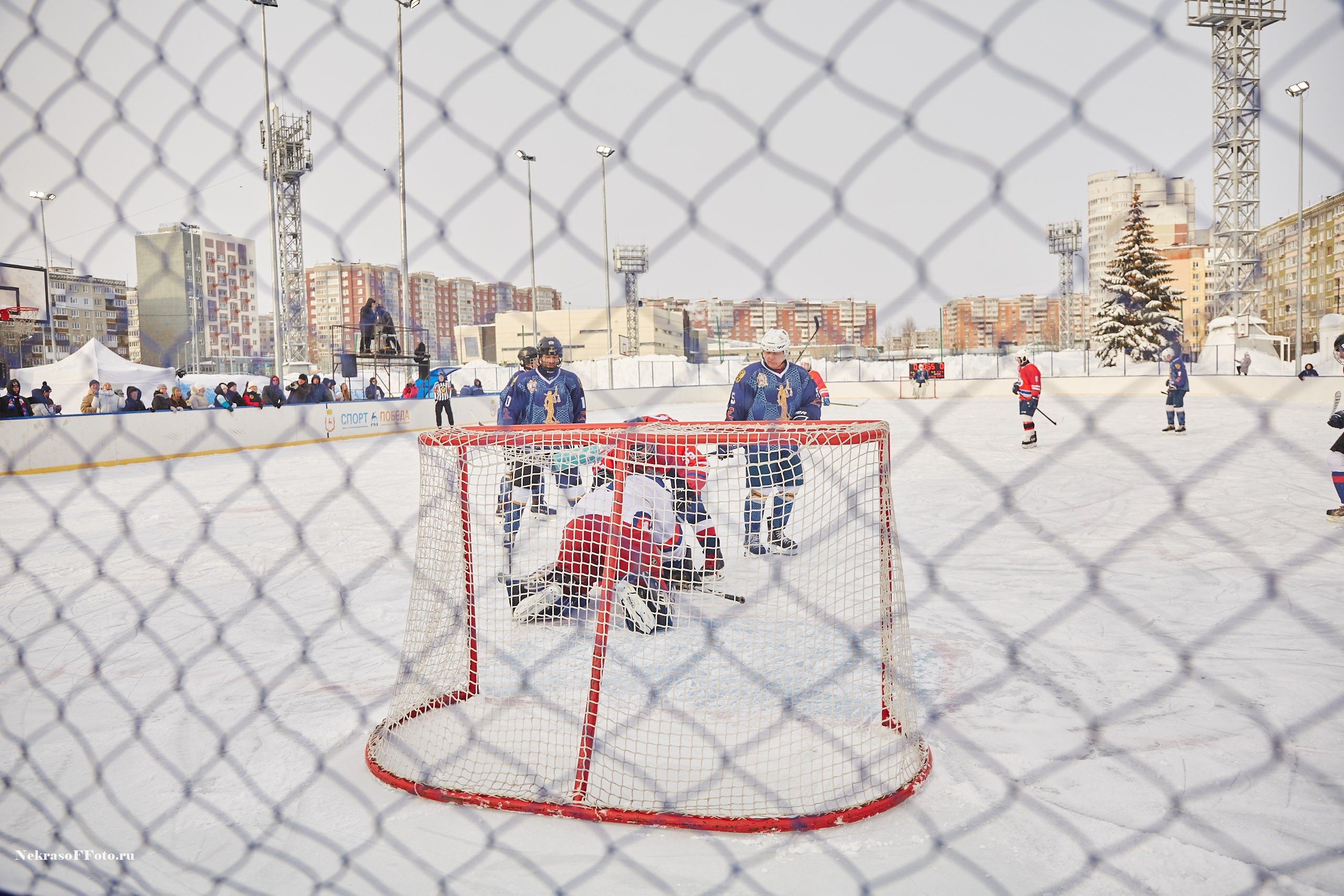 Турнир по хоккею «Русская классика» в рамках Офицерской хоккейной лиги. Спортивный фотограф Некрасов Денис