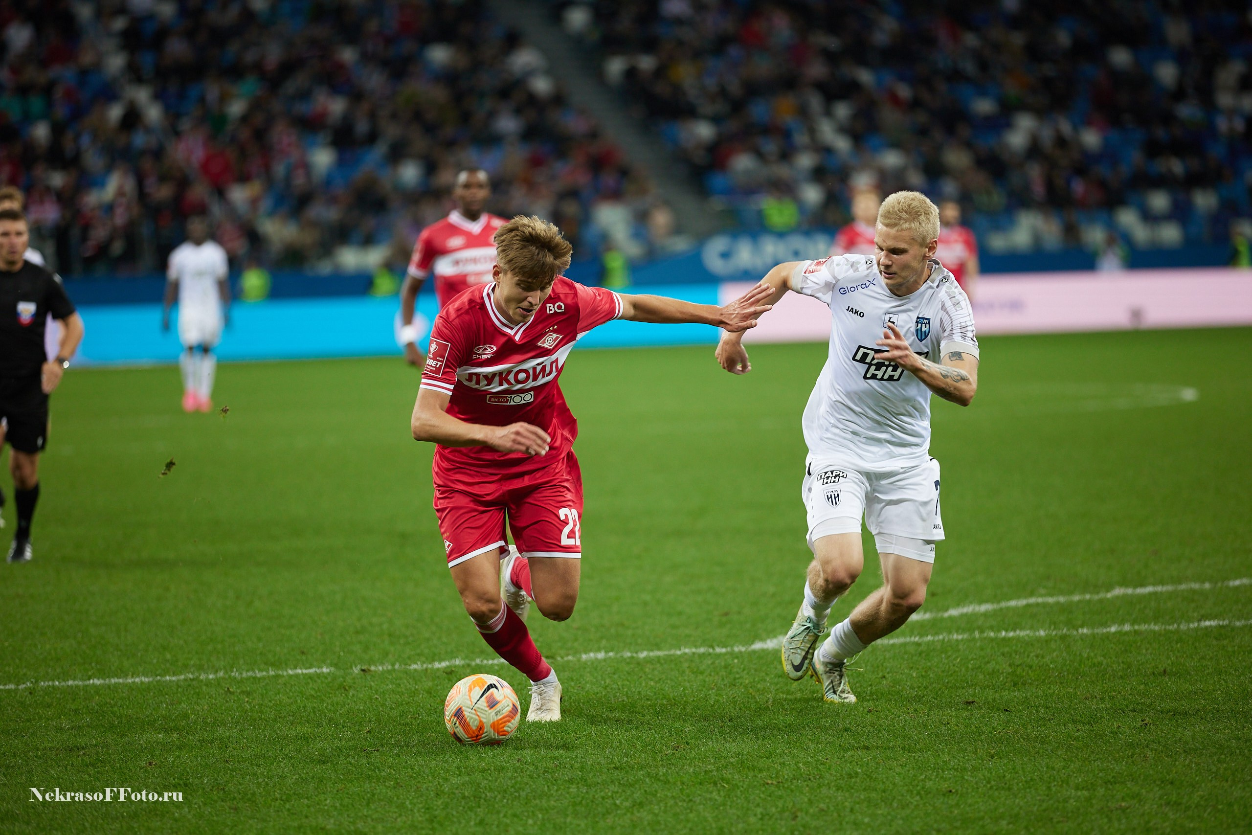 РПЛ ФК Пари НН- ФК Спартак. Спортивный фотограф Некрасов Денис