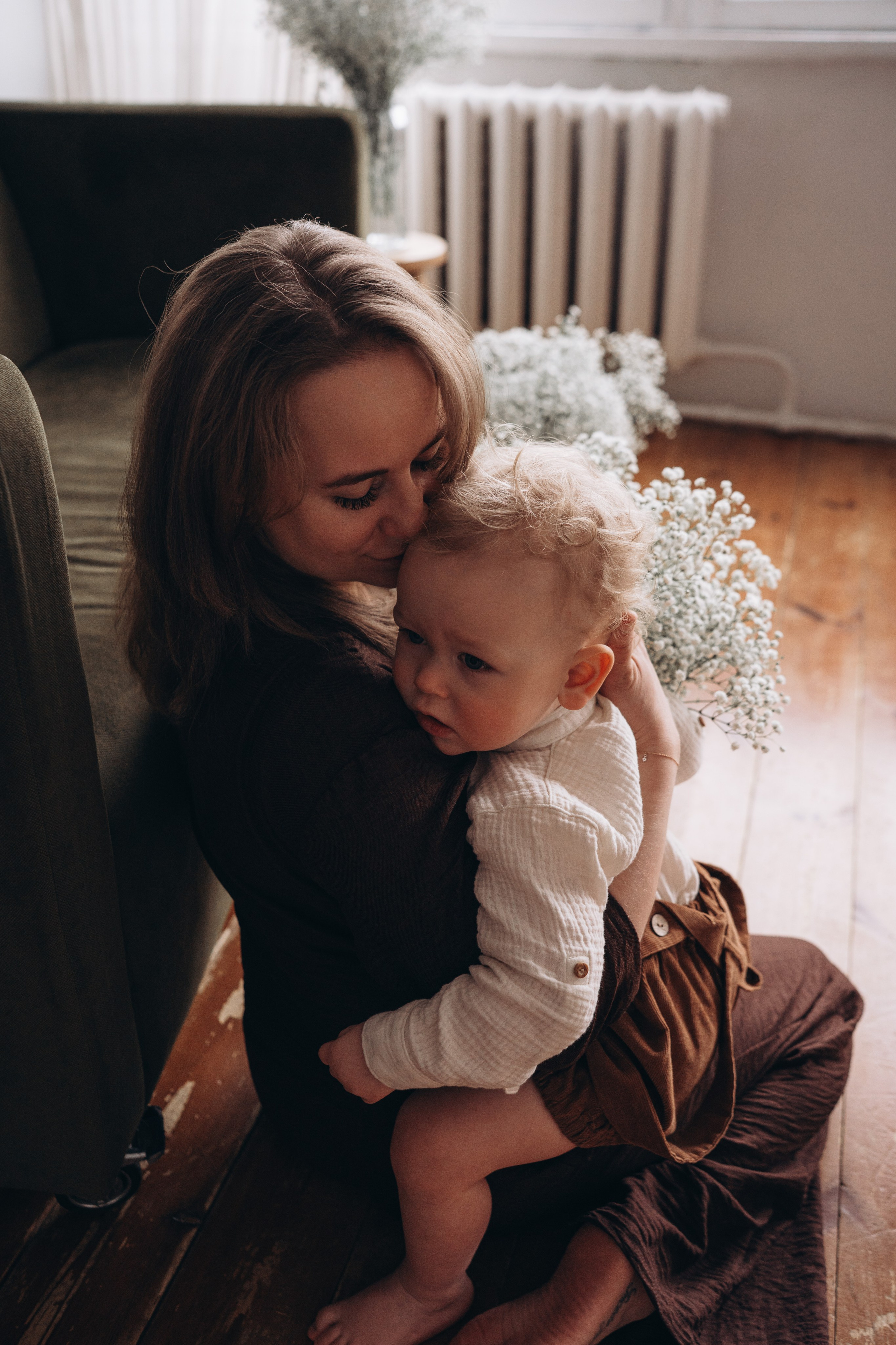 Фотодень Мамы 2026. Фотограф Новорожденных в Москве. Семейные истории в стиле LIFE