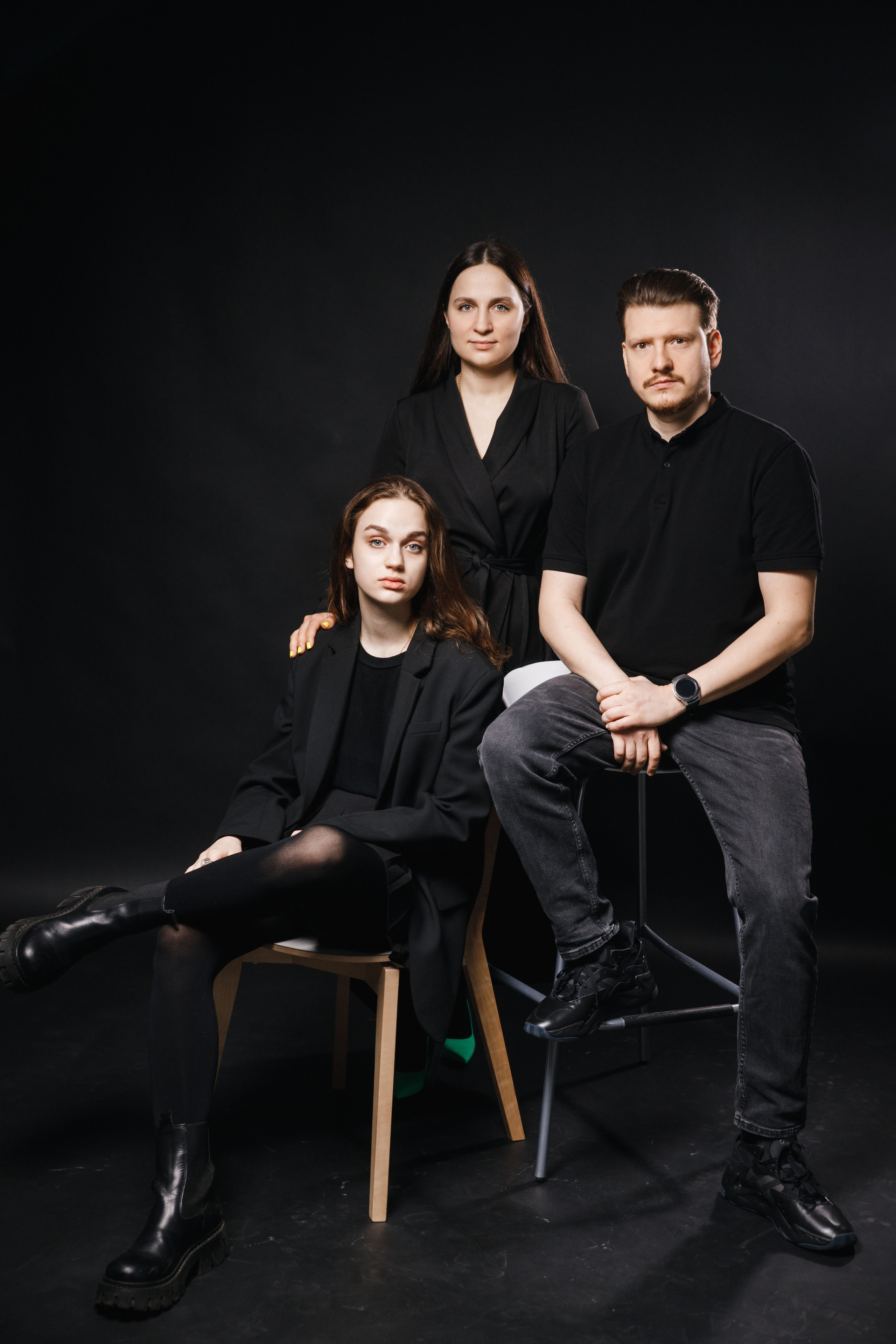 Паша, Рита, Марина. Фотограф Андрей Баксов