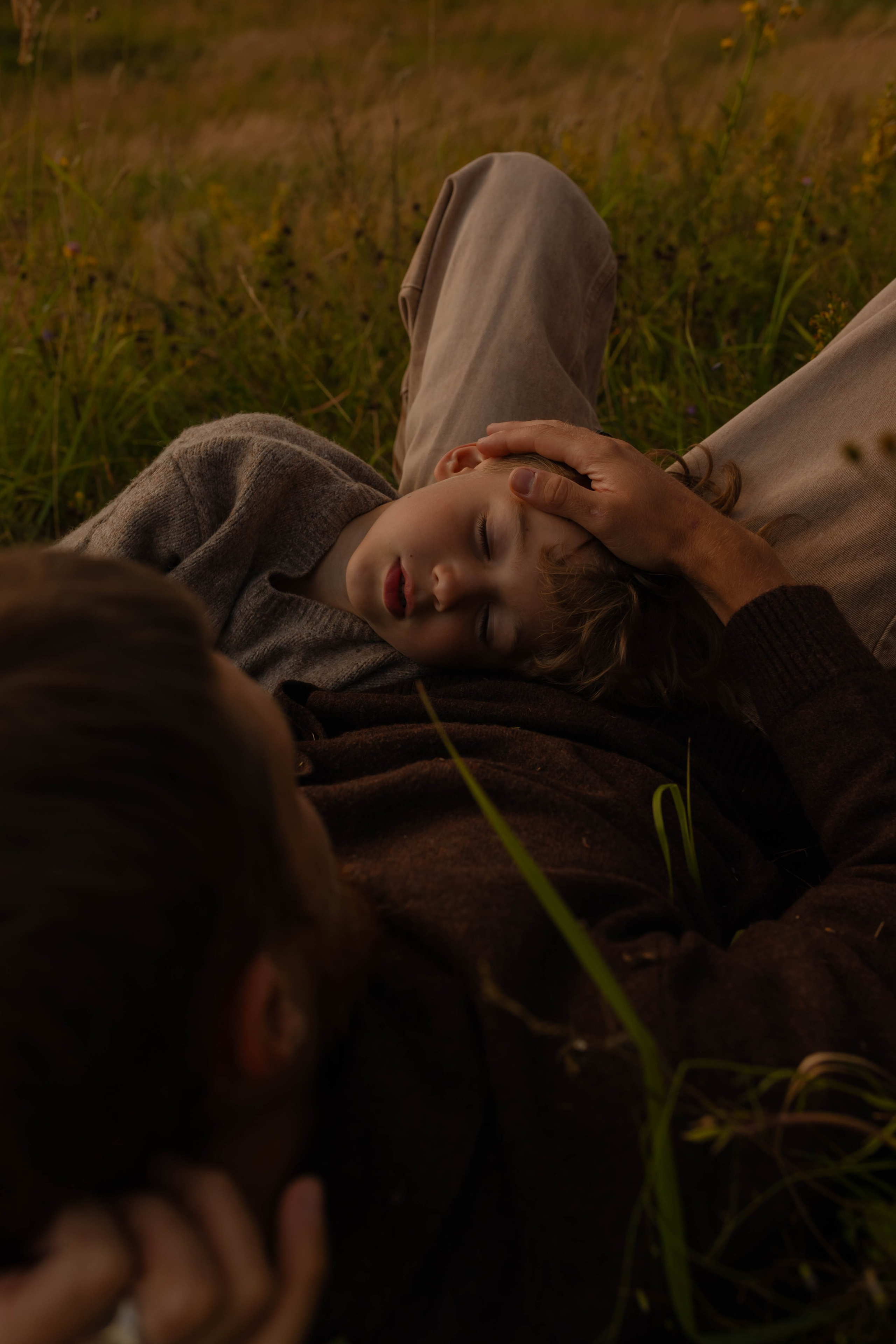 В полях. Семейный фотограф в Санкт-Петербурге Любовь Савкина