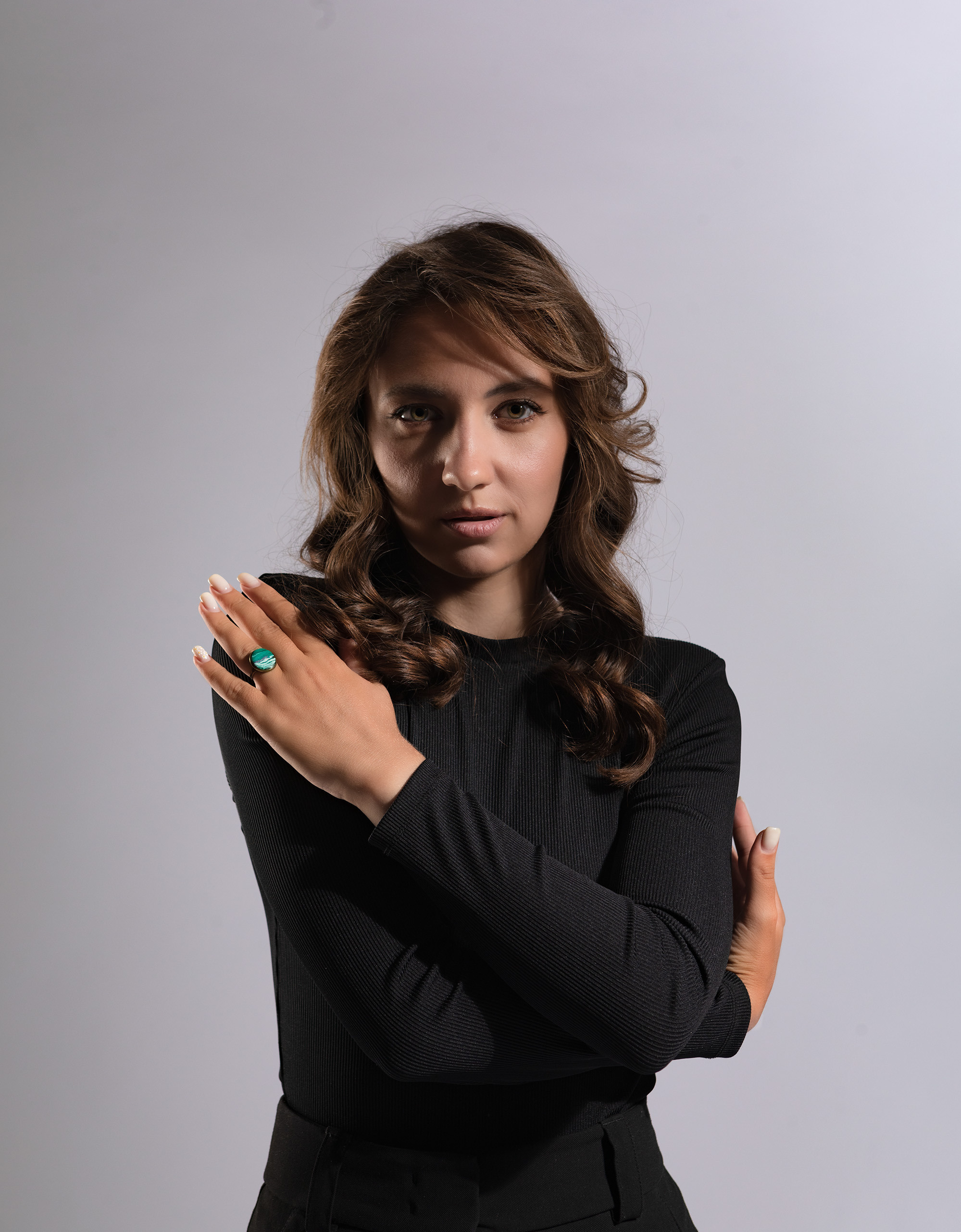 Мария в студии. Портретный и семейный фотограф в Москве Владимир Крылаев