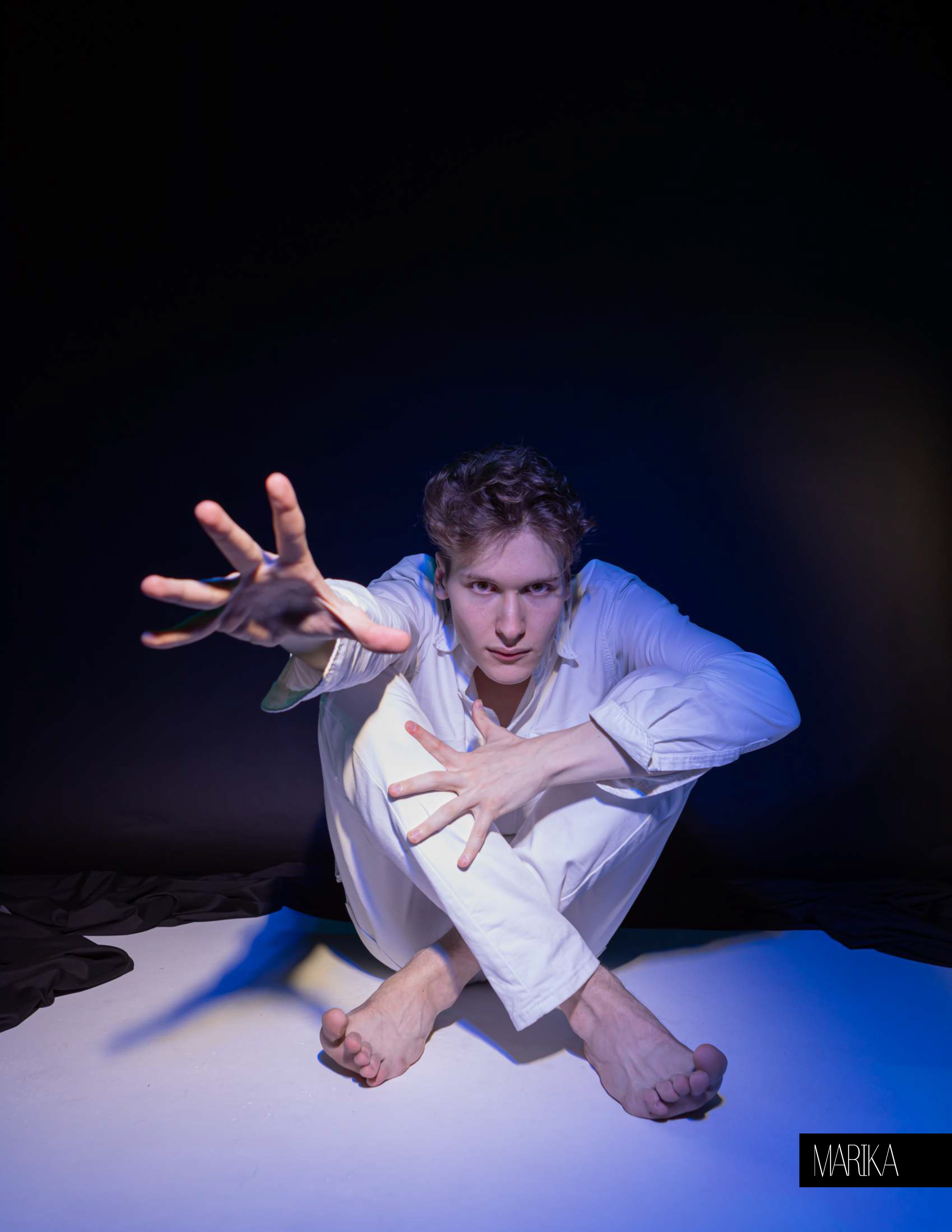 Постановочная съёмка, студия, страх и паника. Портретный и семейный фотограф в Москве Владимир Крылаев