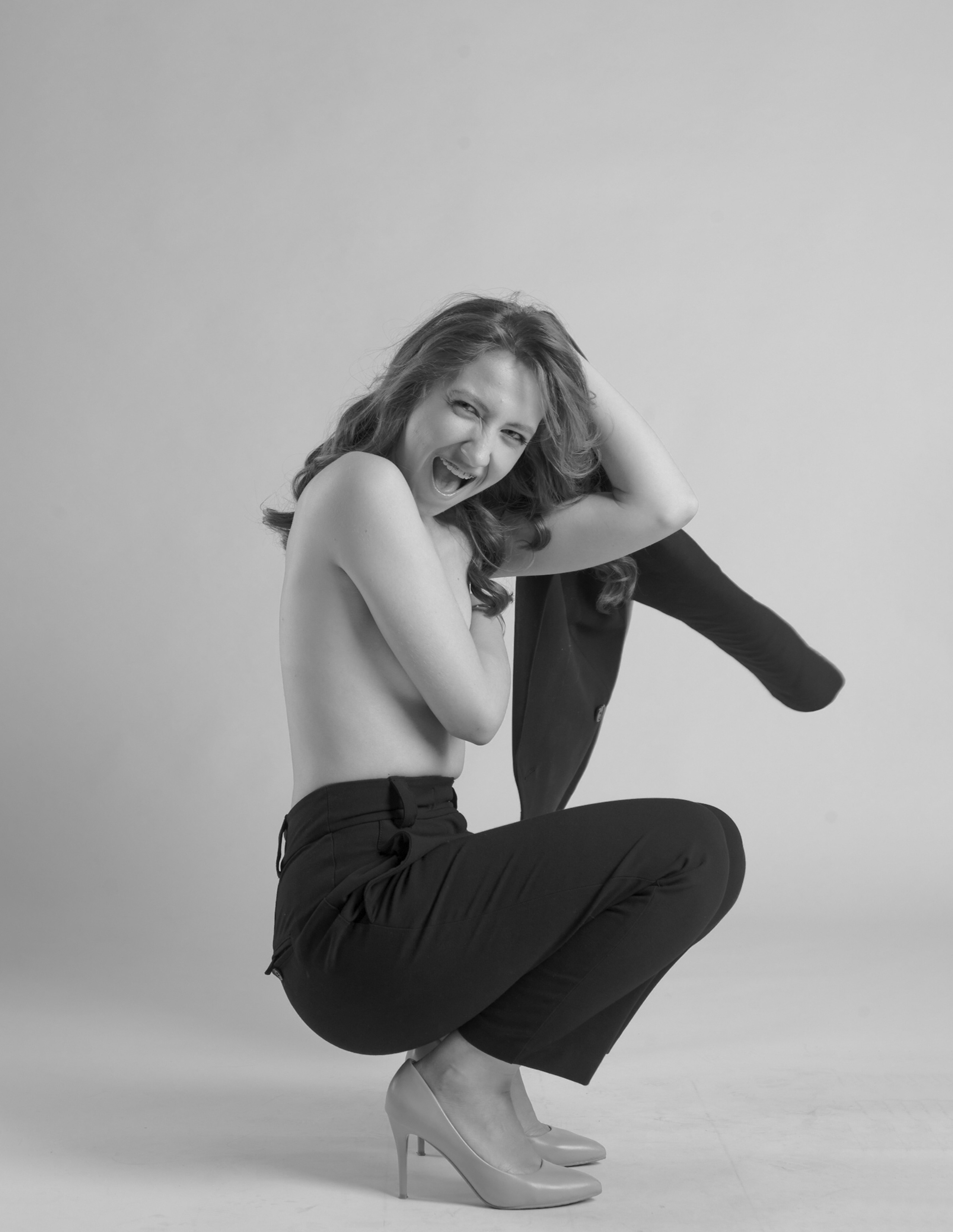 Мария в студии. Портретный и семейный фотограф в Москве Владимир Крылаев