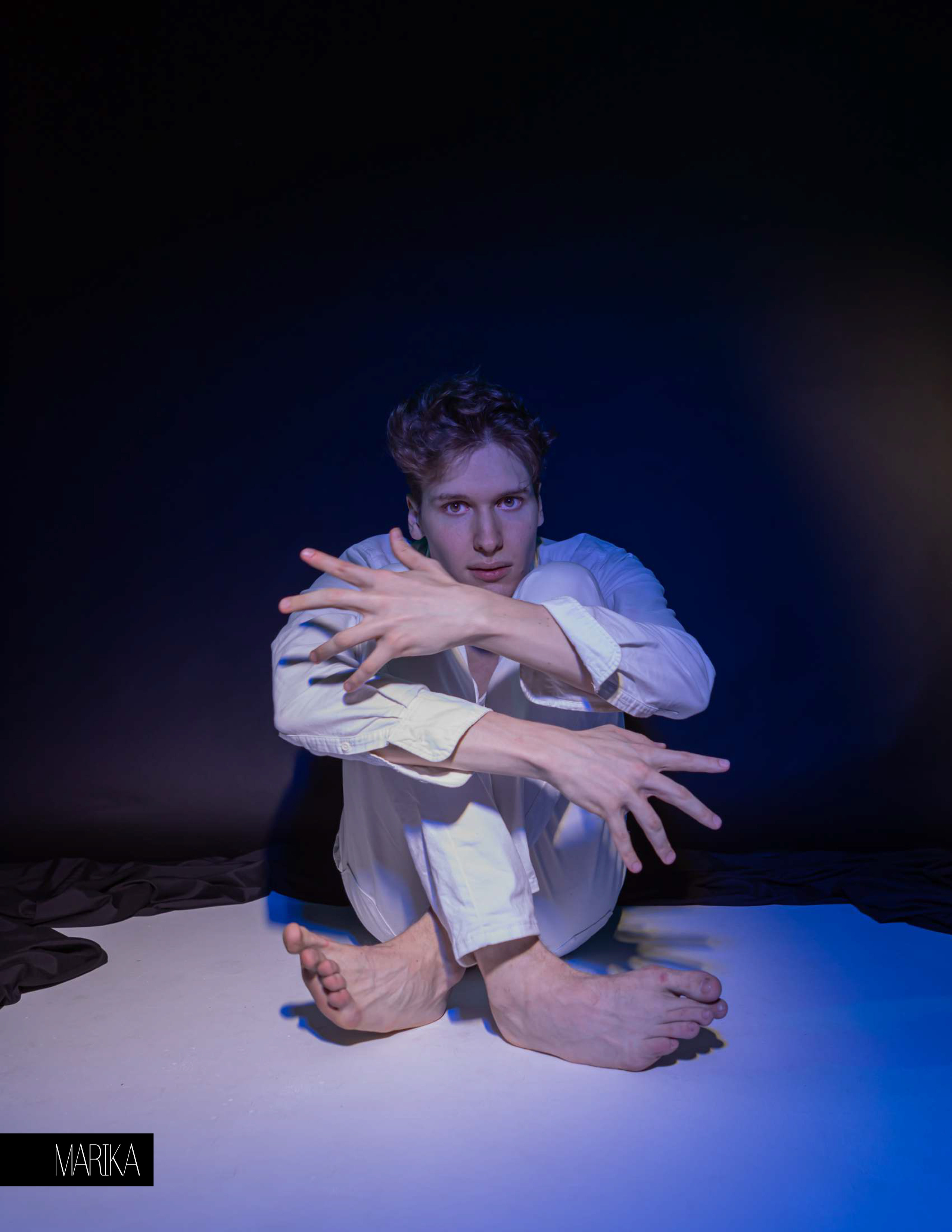 Постановочная съёмка, студия, страх и паника. Портретный и семейный фотограф в Москве Владимир Крылаев