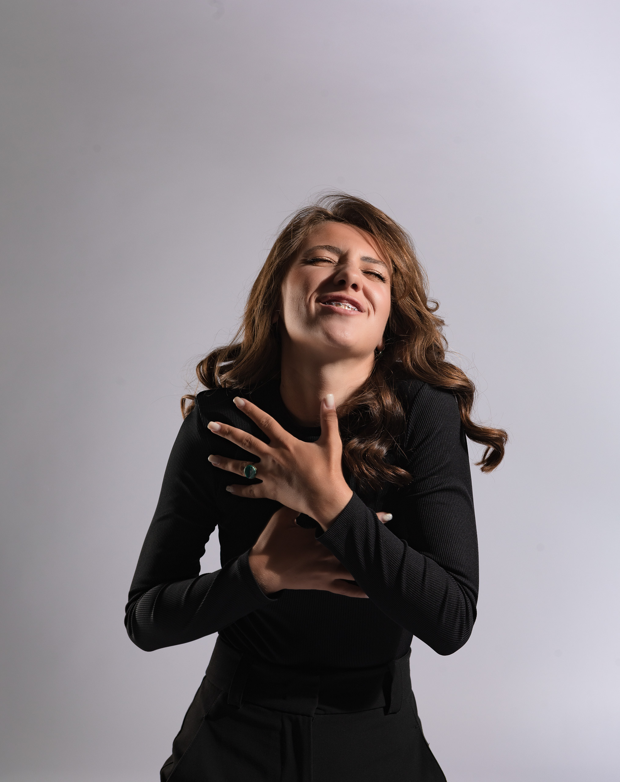 Мария в студии. Портретный и семейный фотограф в Москве Владимир Крылаев