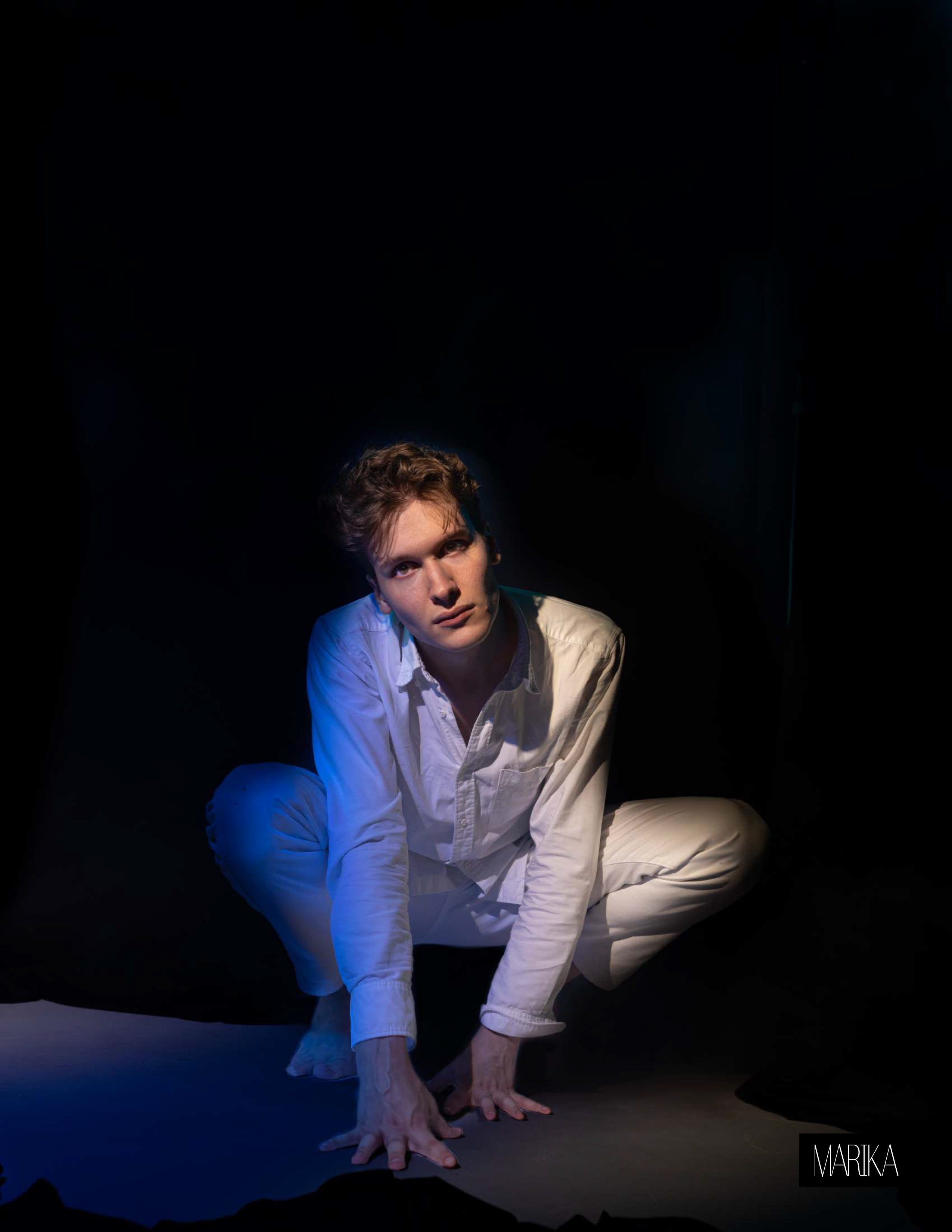 Постановочная съёмка, студия, страх и паника. Портретный и семейный фотограф в Москве Владимир Крылаев